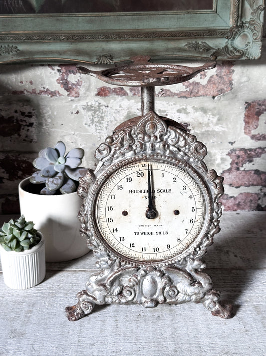 Antique Cast Iron Kitchen Scale No.49 – British Household Scale