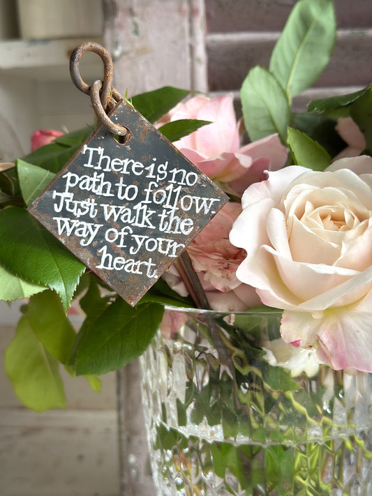 A Hand Painted French Plant Marker