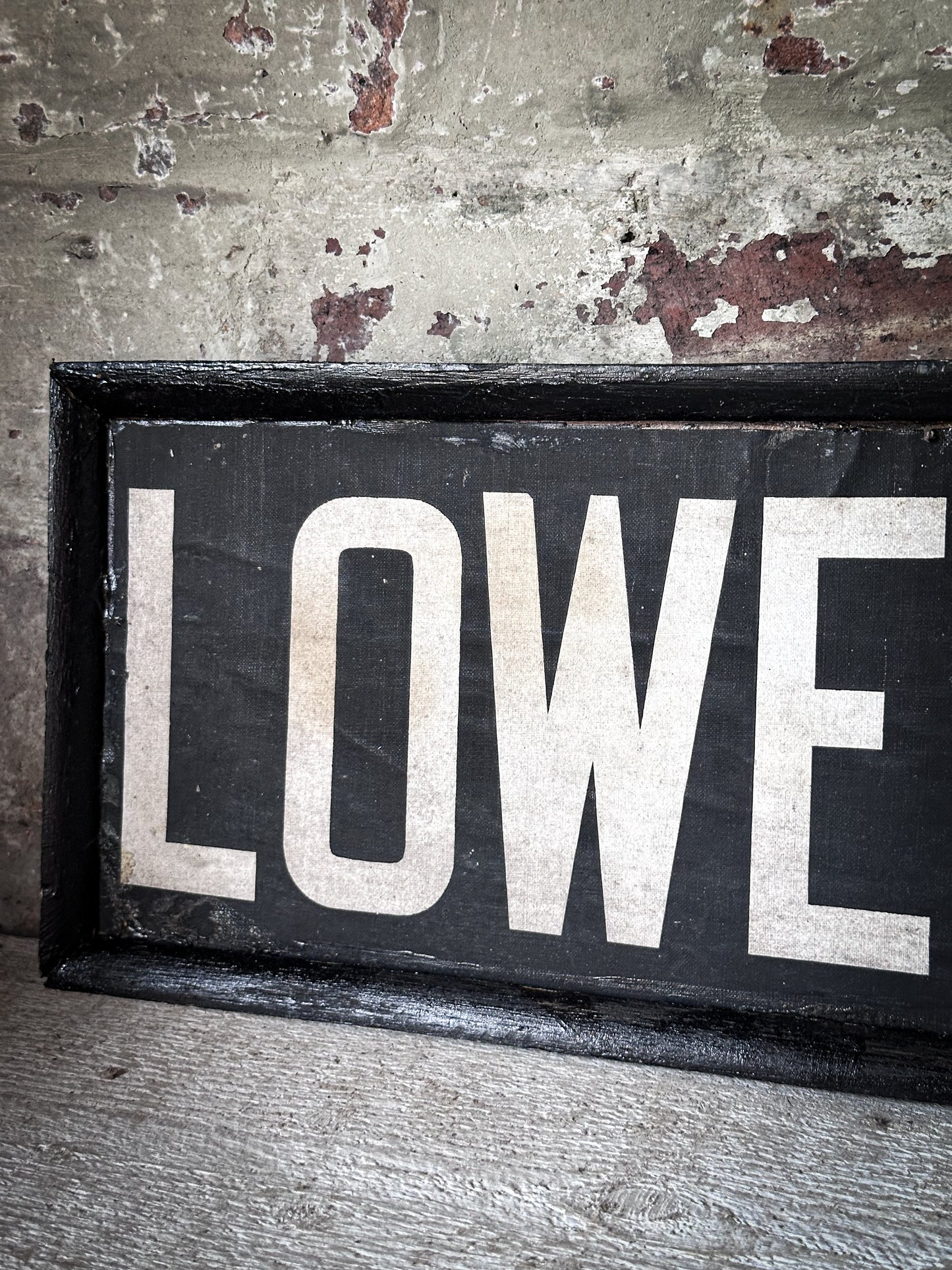 Original Mounted Bus Blind – LOWER HILLMORTON