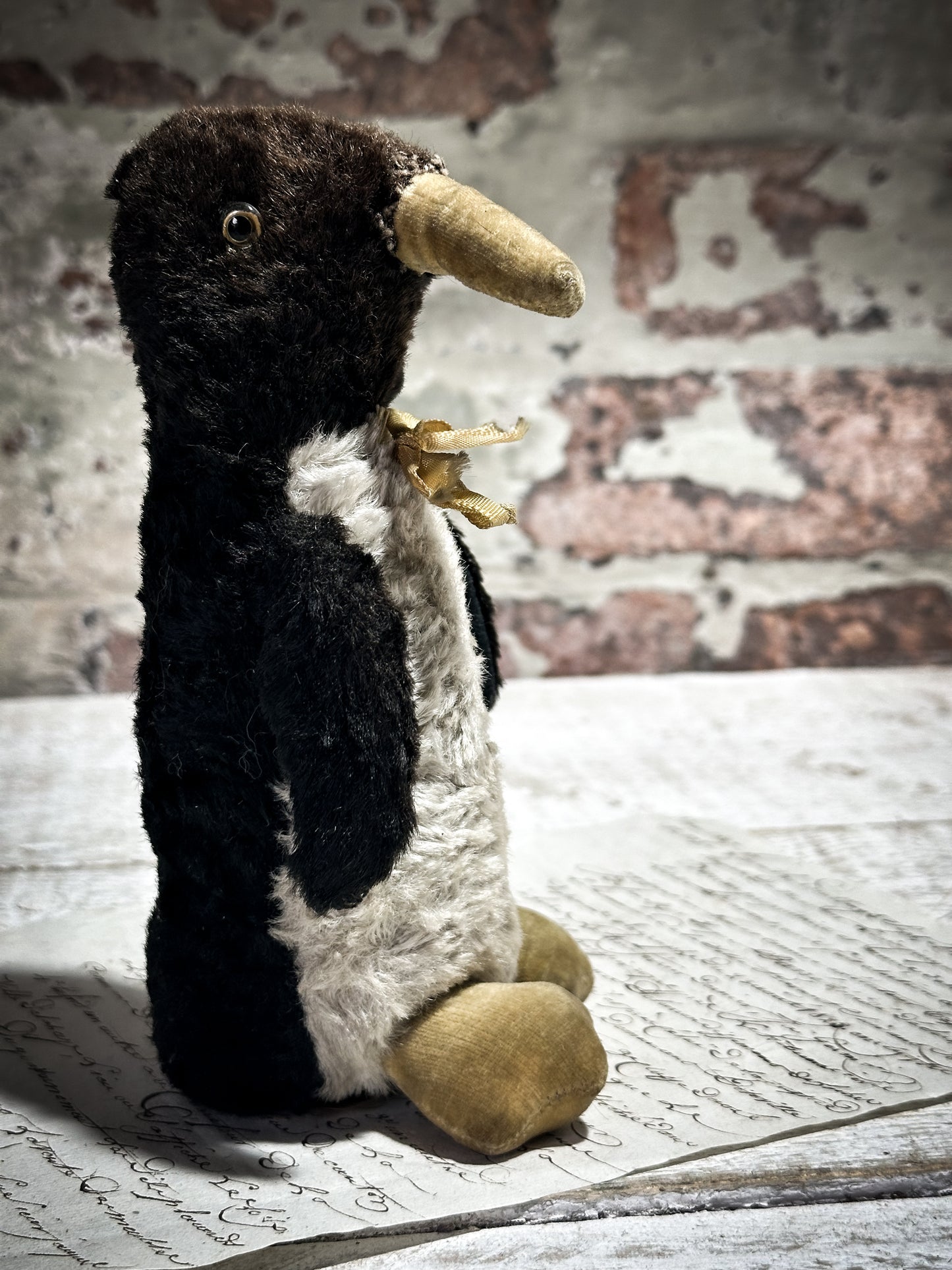 Antique Mohair Toy Penguin