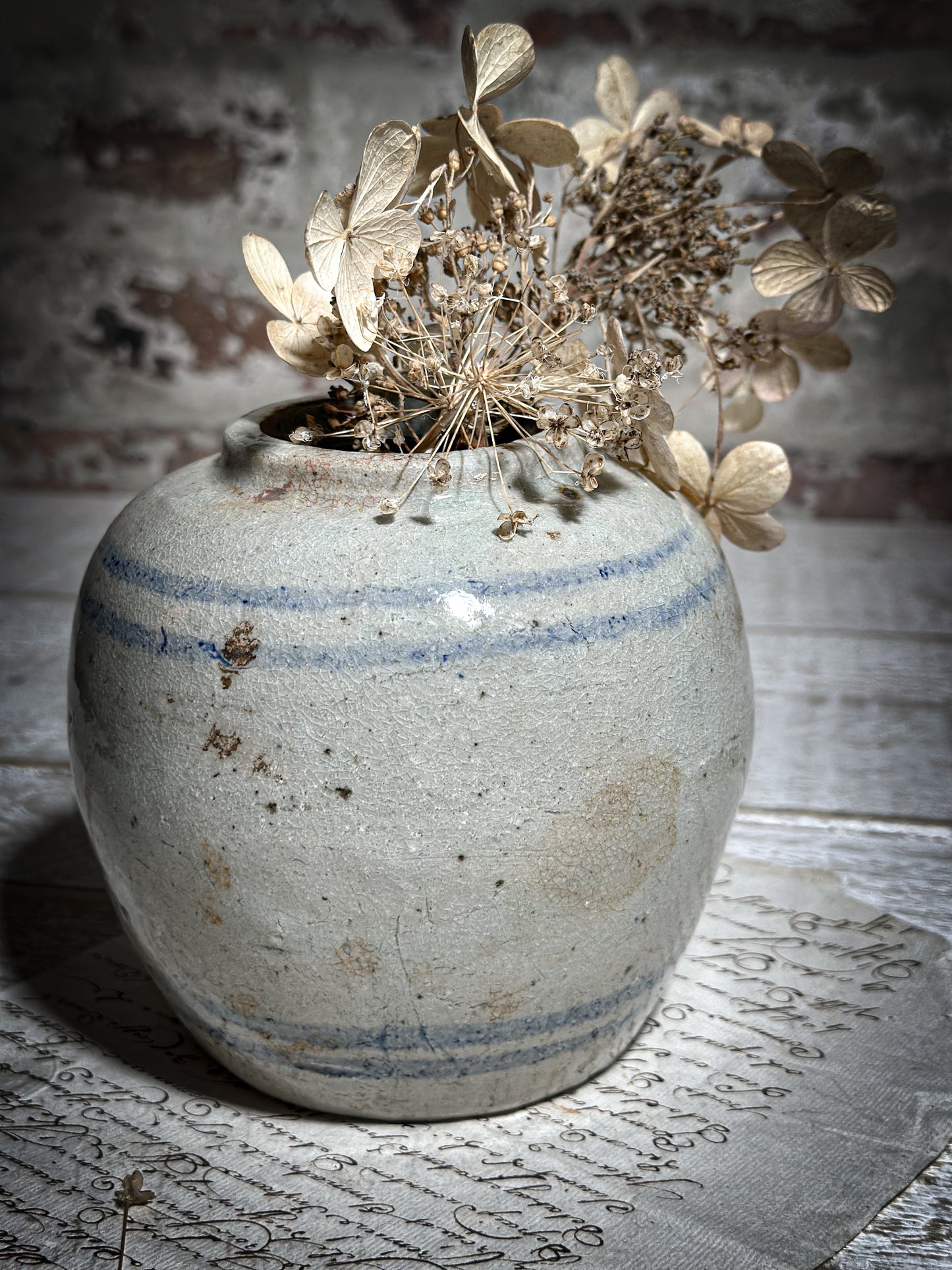 A wonderful Large Glazed Victorian Stoneware Ginger Jar