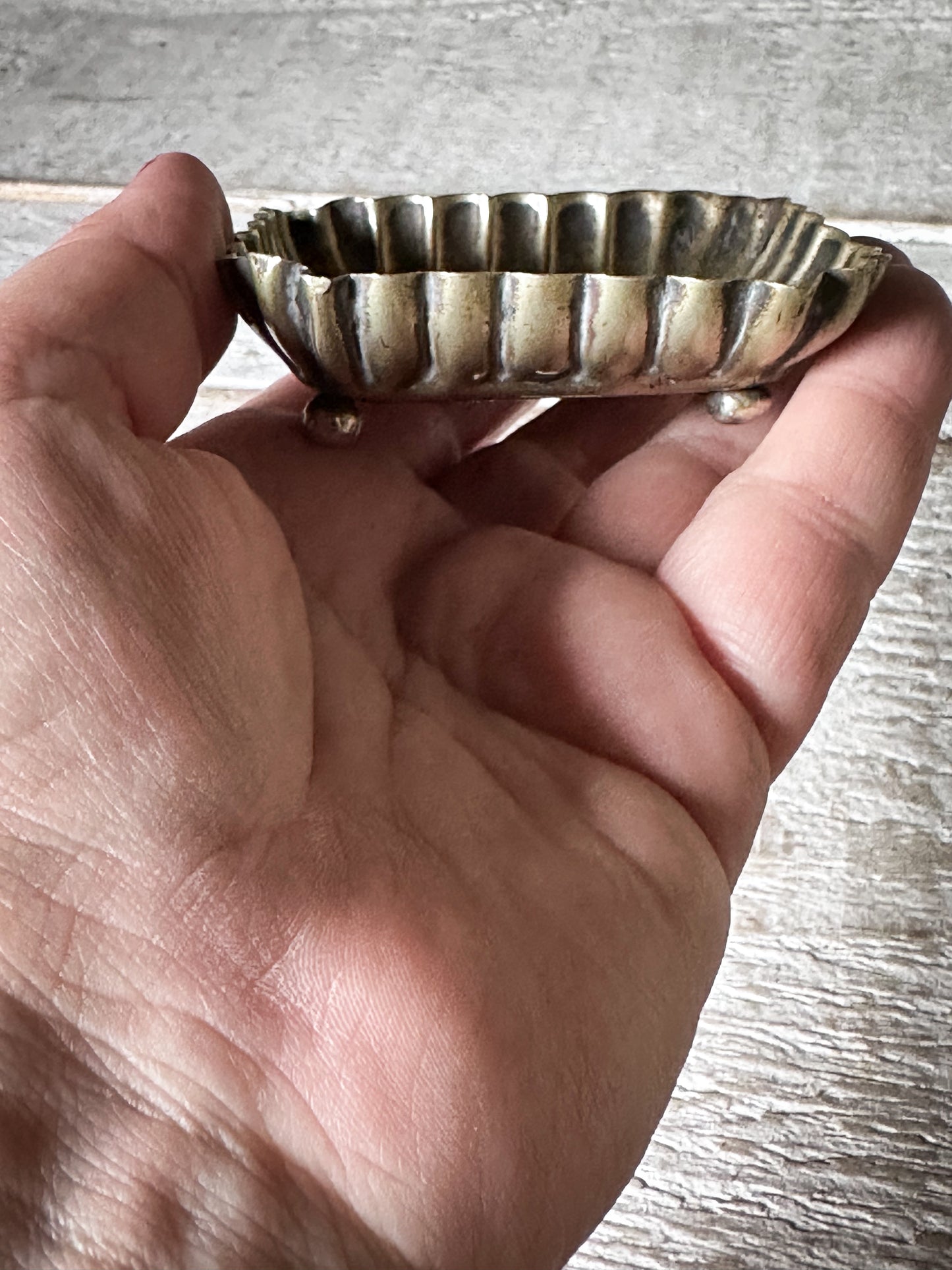 Victorian Silver Plated Trinket Dish | Registered Design No. 63218 | Antique Pin Tray