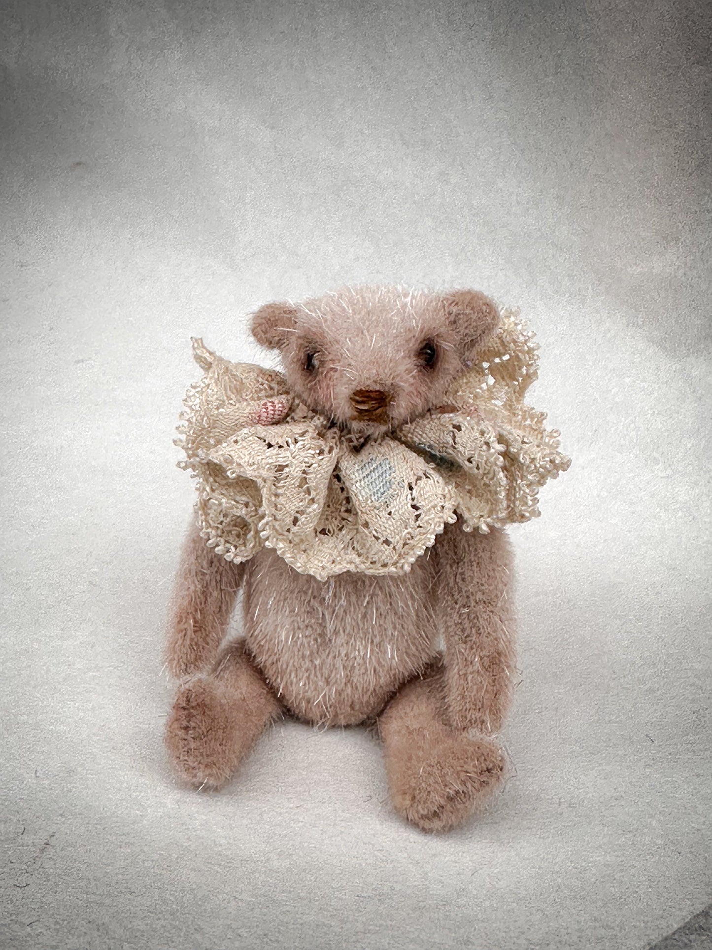 Handmade One of a Kind Mohair Art Teddy Bear by Goody Two Shoes