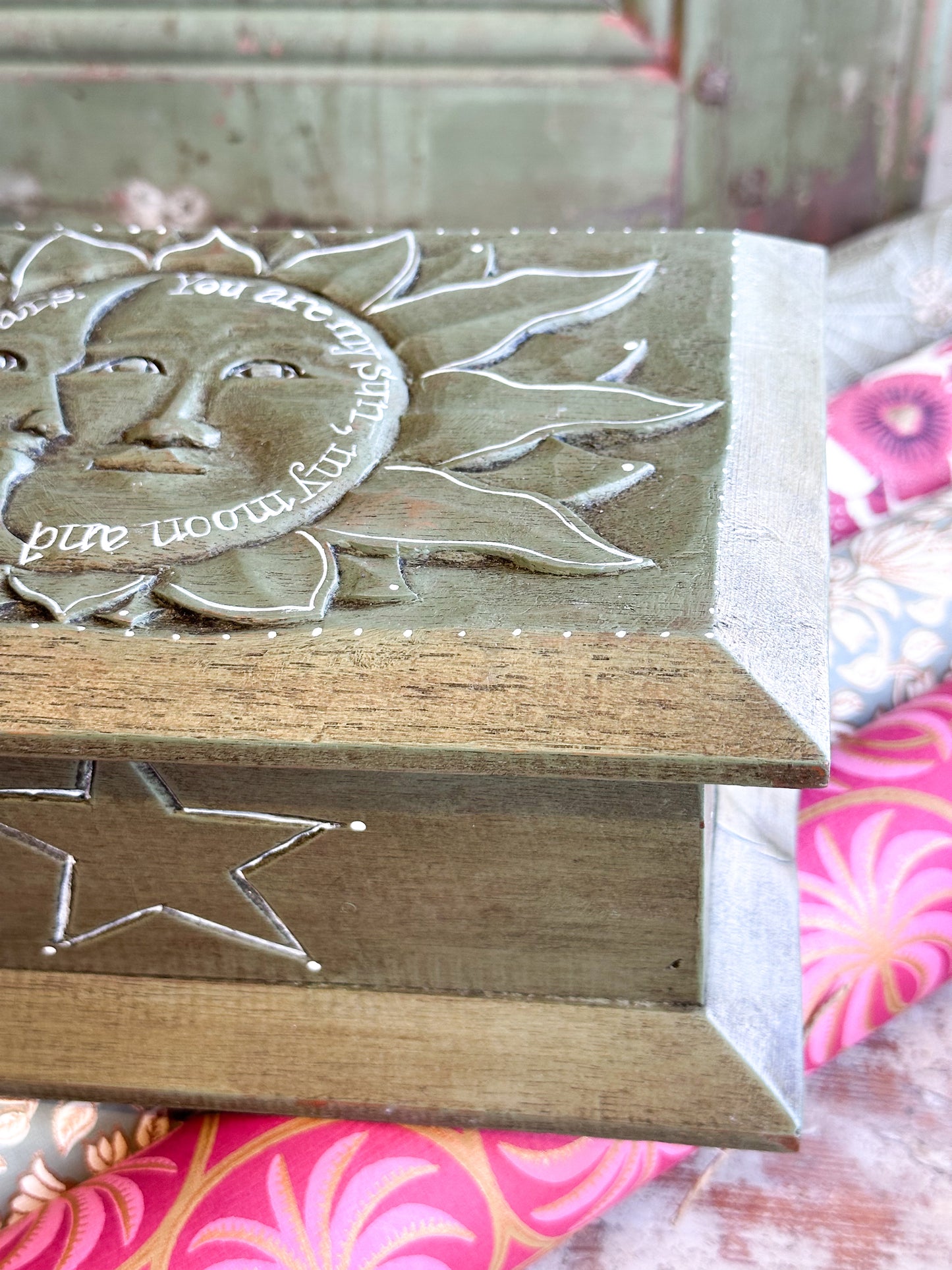 “You Are My Sun, My Moon and All My Stars” – Hand Painted Wooden Box