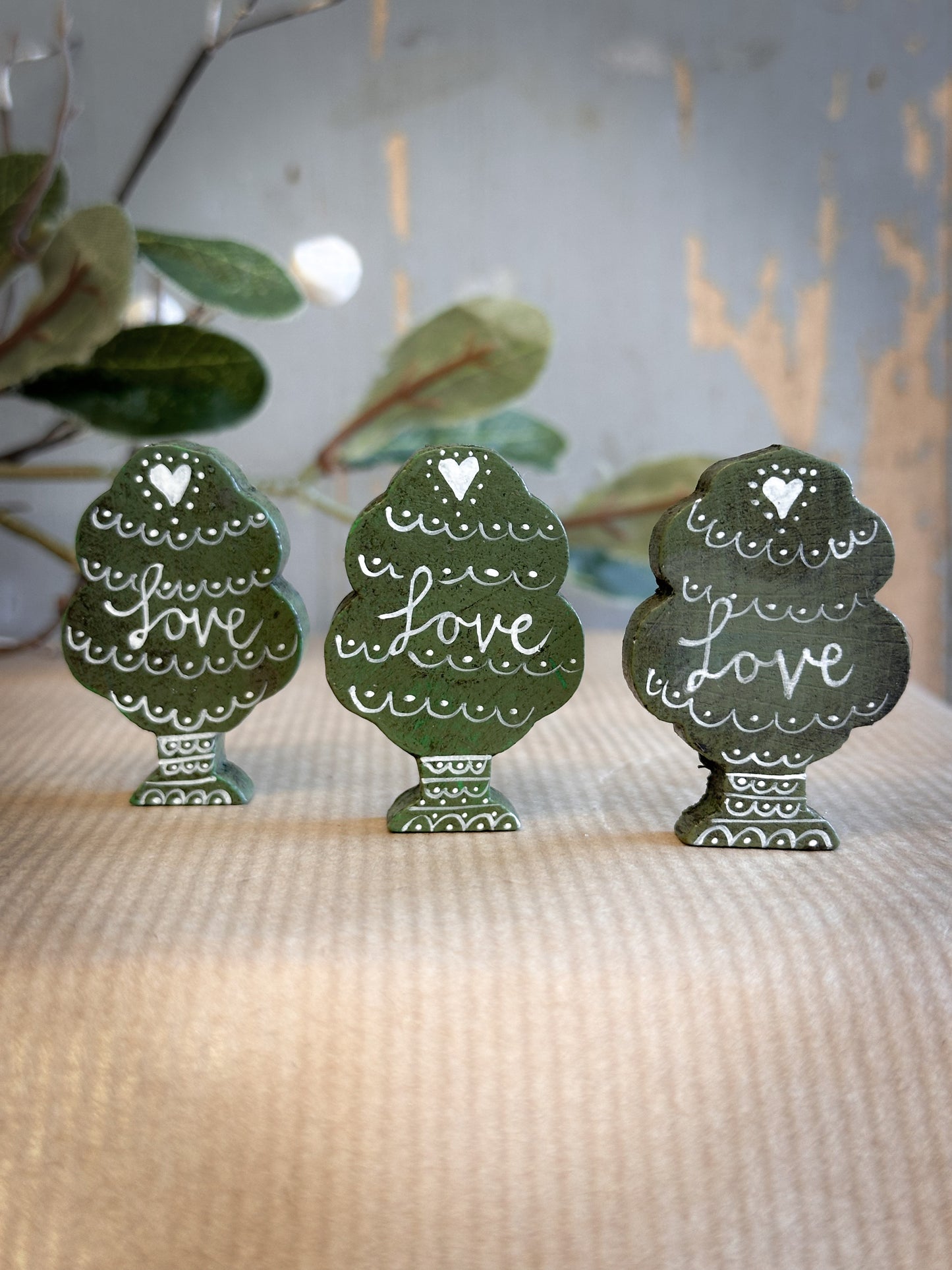 A Vintage German Reworked Erzgebirge Tree For A Christmas Putz Village