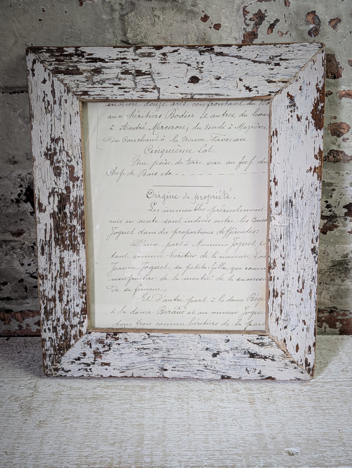 Recycled Wooden Frame by Luna Design A5 Rectangle D