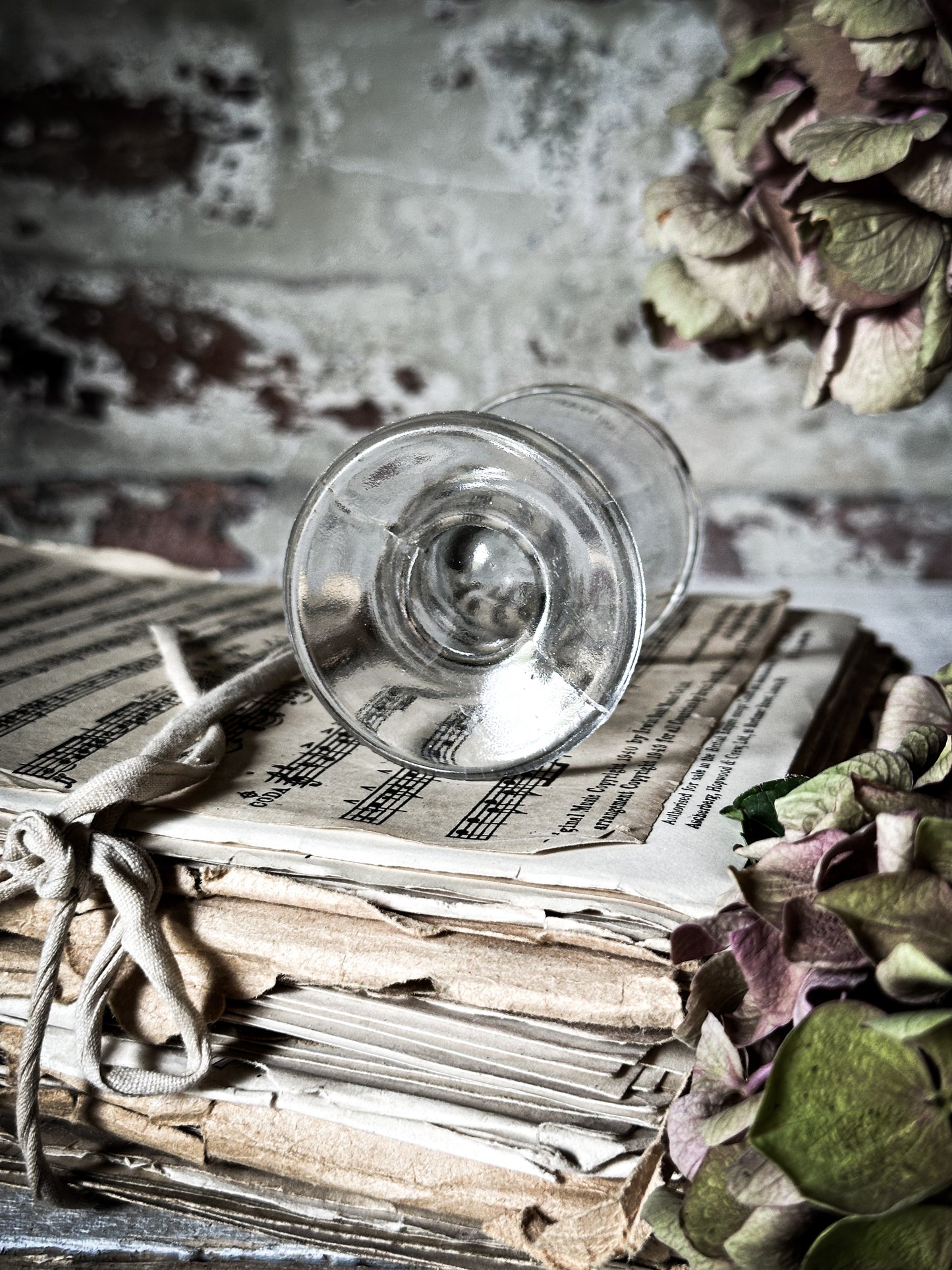 Victorian Penny Lick ice cream Glass