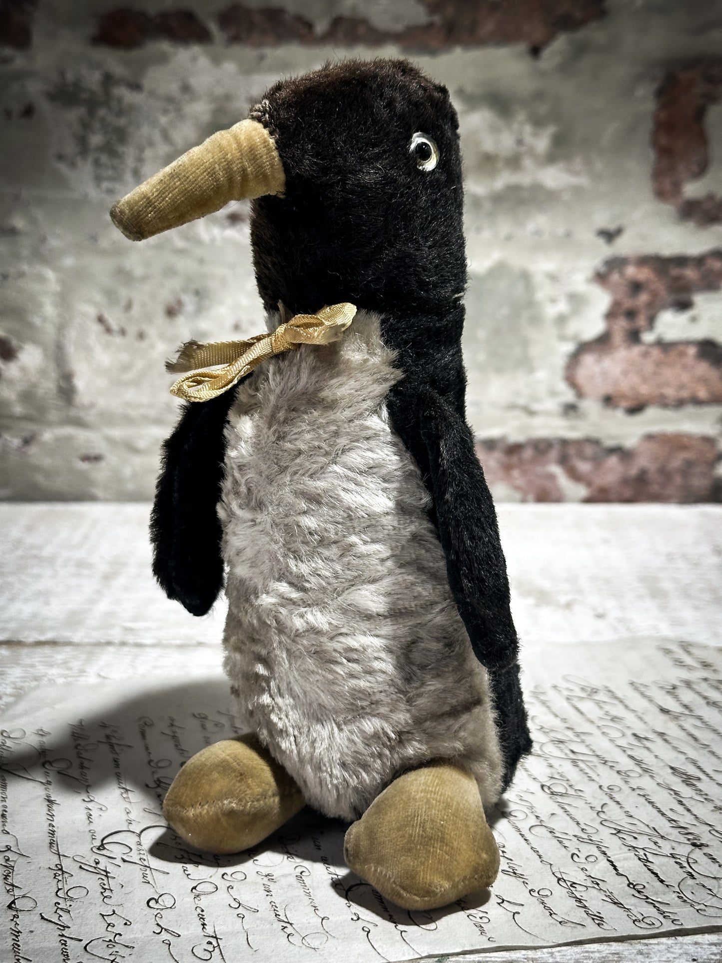 Antique Mohair Toy Penguin