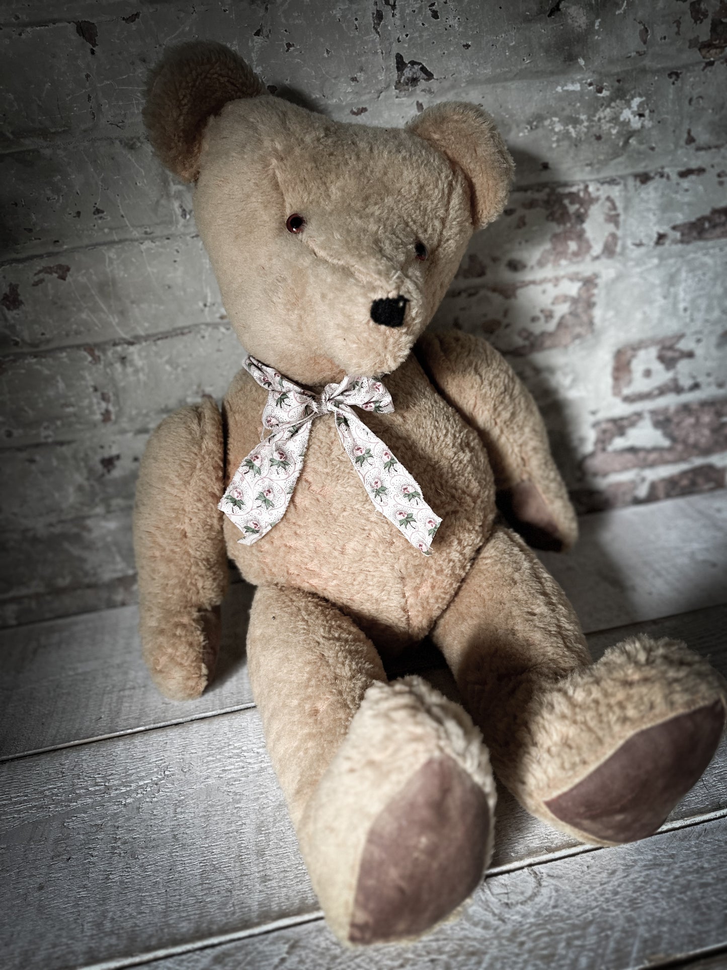 A lovely old large vintage teddy bear