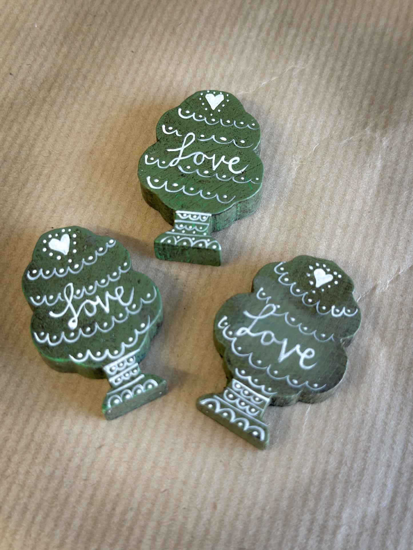 A Vintage German Reworked Erzgebirge Tree For A Christmas Putz Village