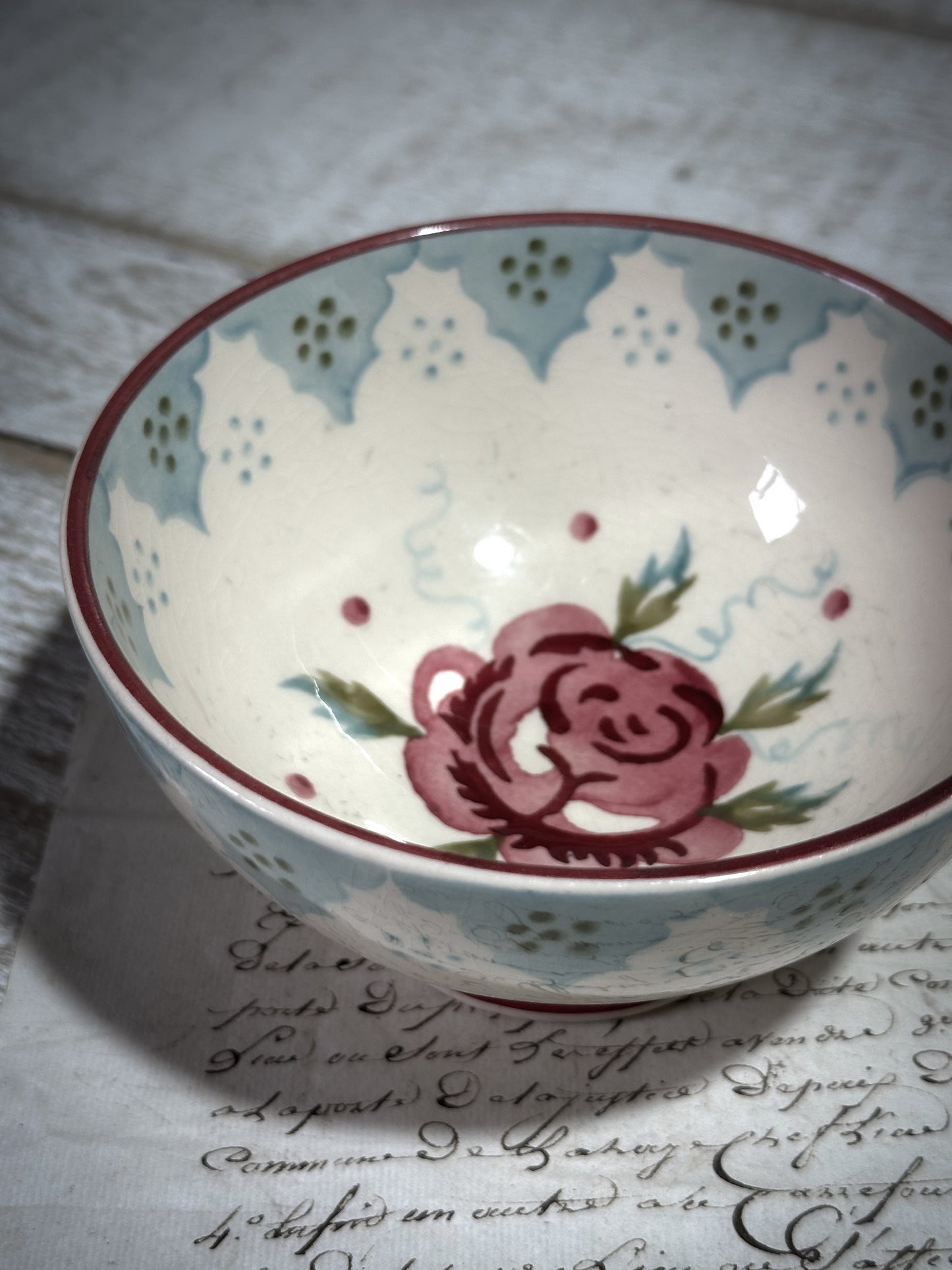 Emma Bridgewater Rose and Bee bowl