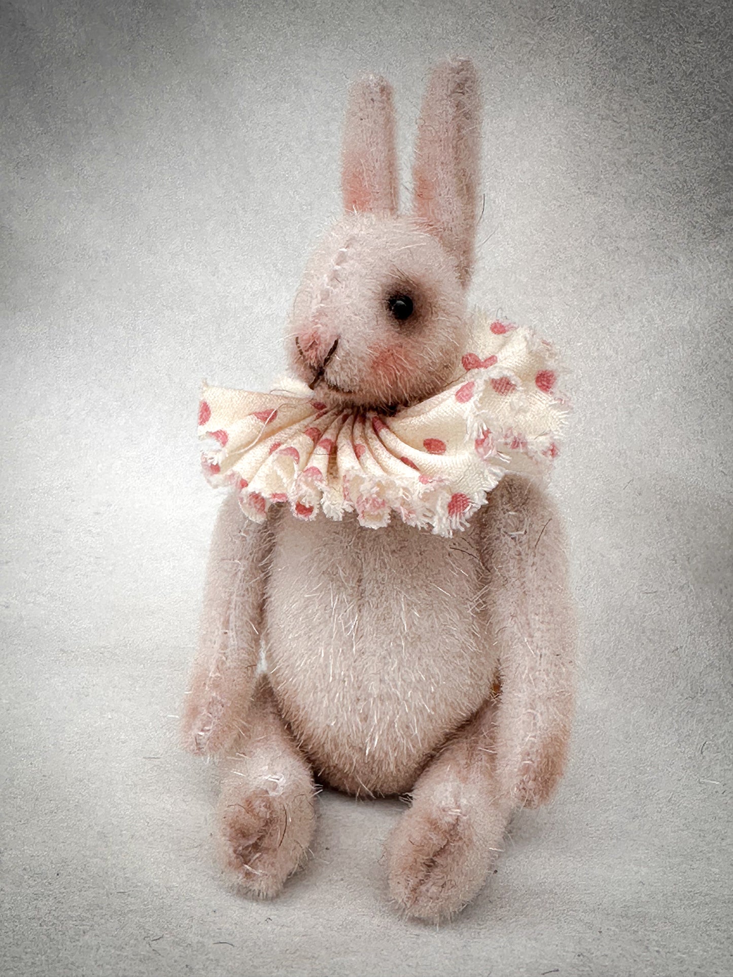 Handmade One of a Kind Mohair Art Teddy Bunny by Goody Two Shoes