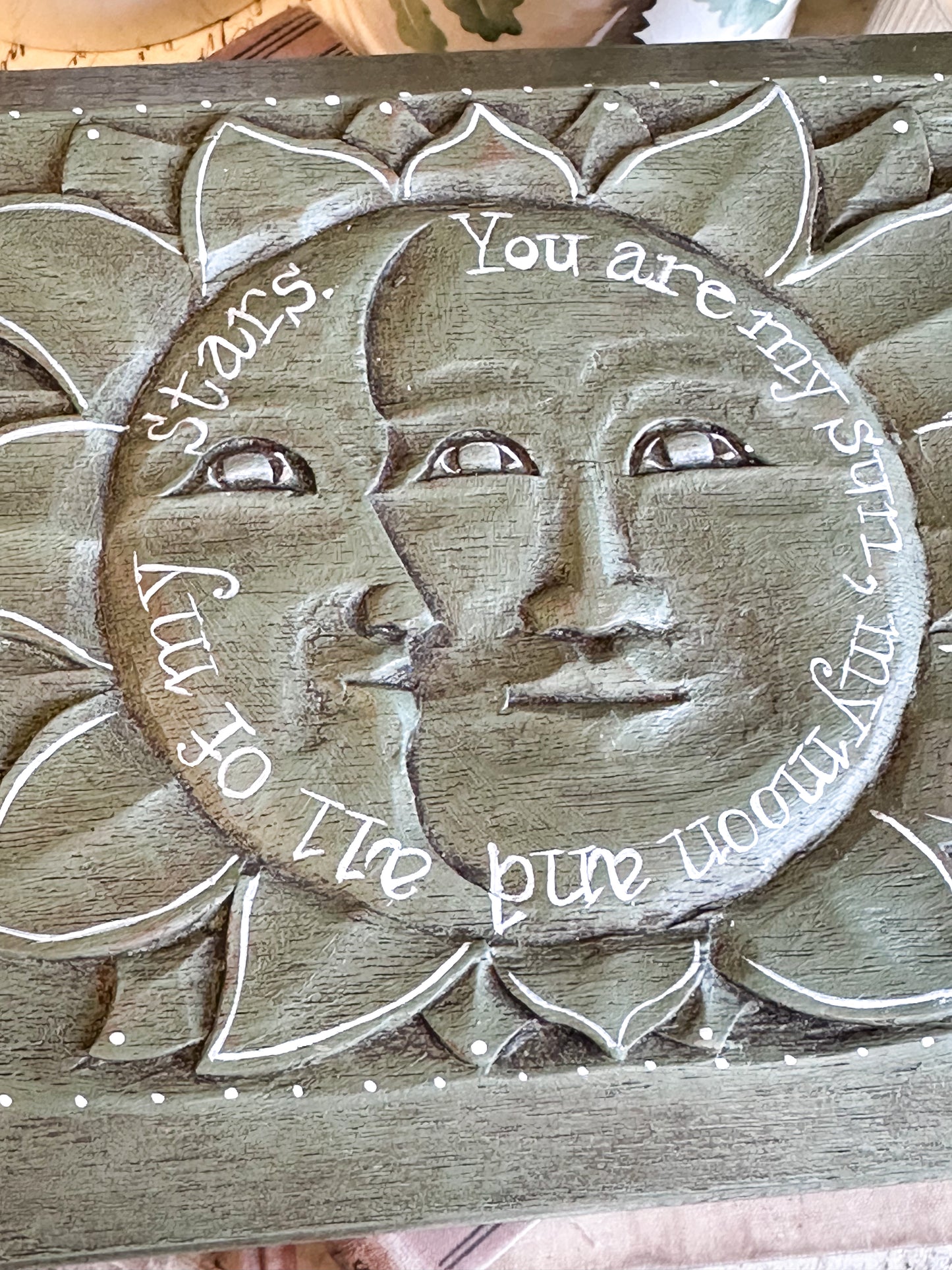 “You Are My Sun, My Moon and All My Stars” – Hand Painted Wooden Box