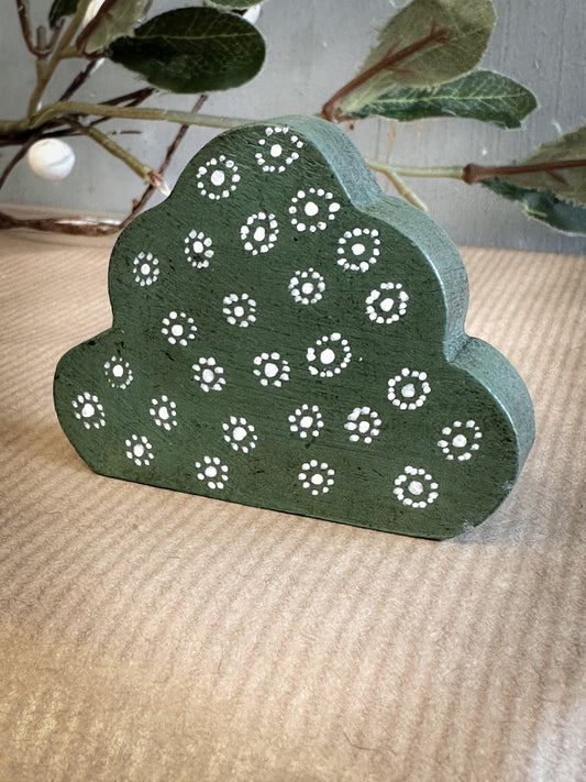 A Vintage German Reworked Erzgebirge Tree For A Christmas Putz Village