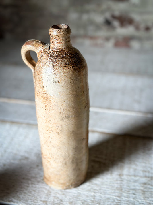 Antique German Nassauer Stoneware Bottle c.1890–1920 | Salt Glazed Bottle | Seit 1848