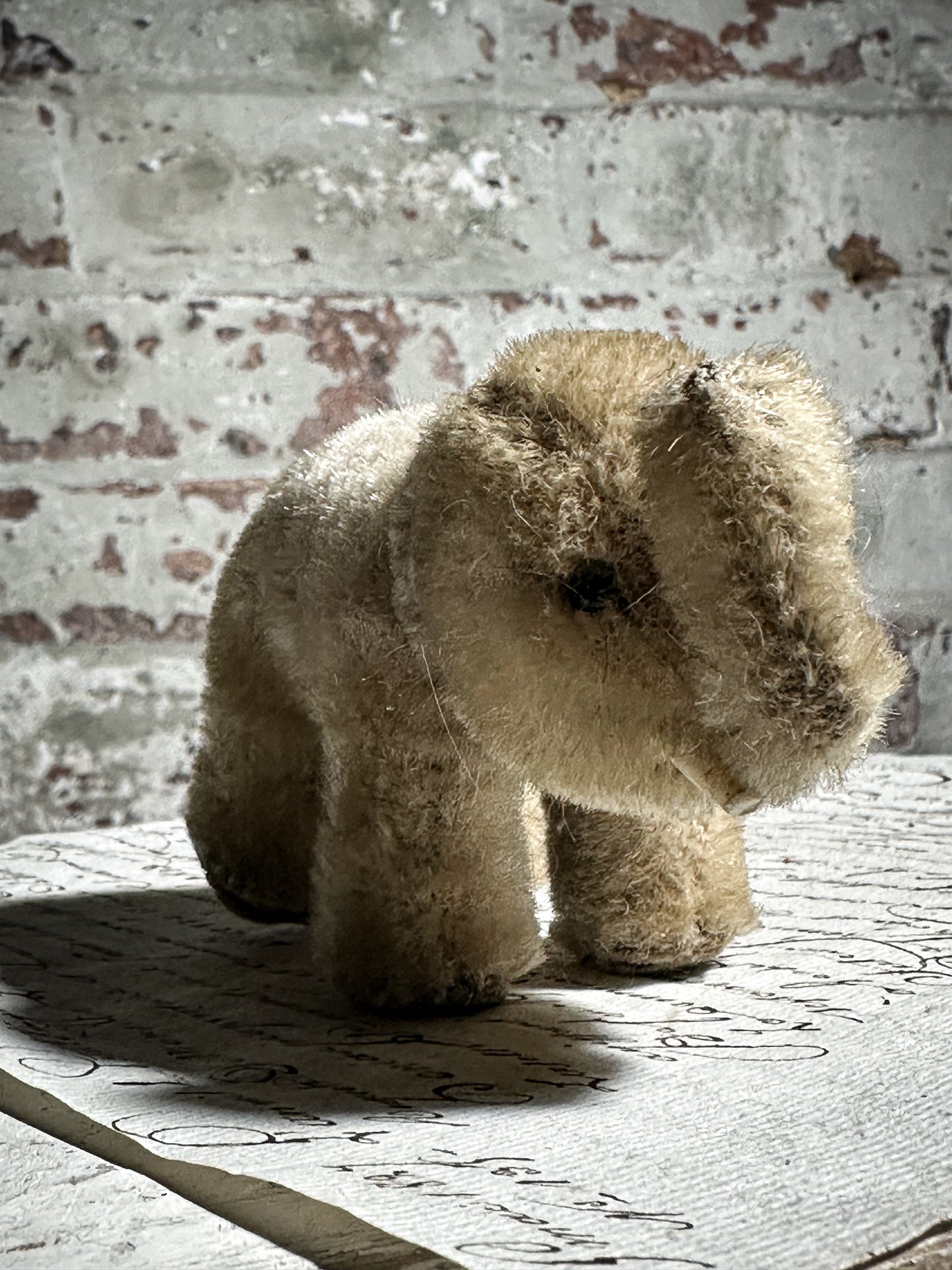 Antique Mohair Toy Elephant