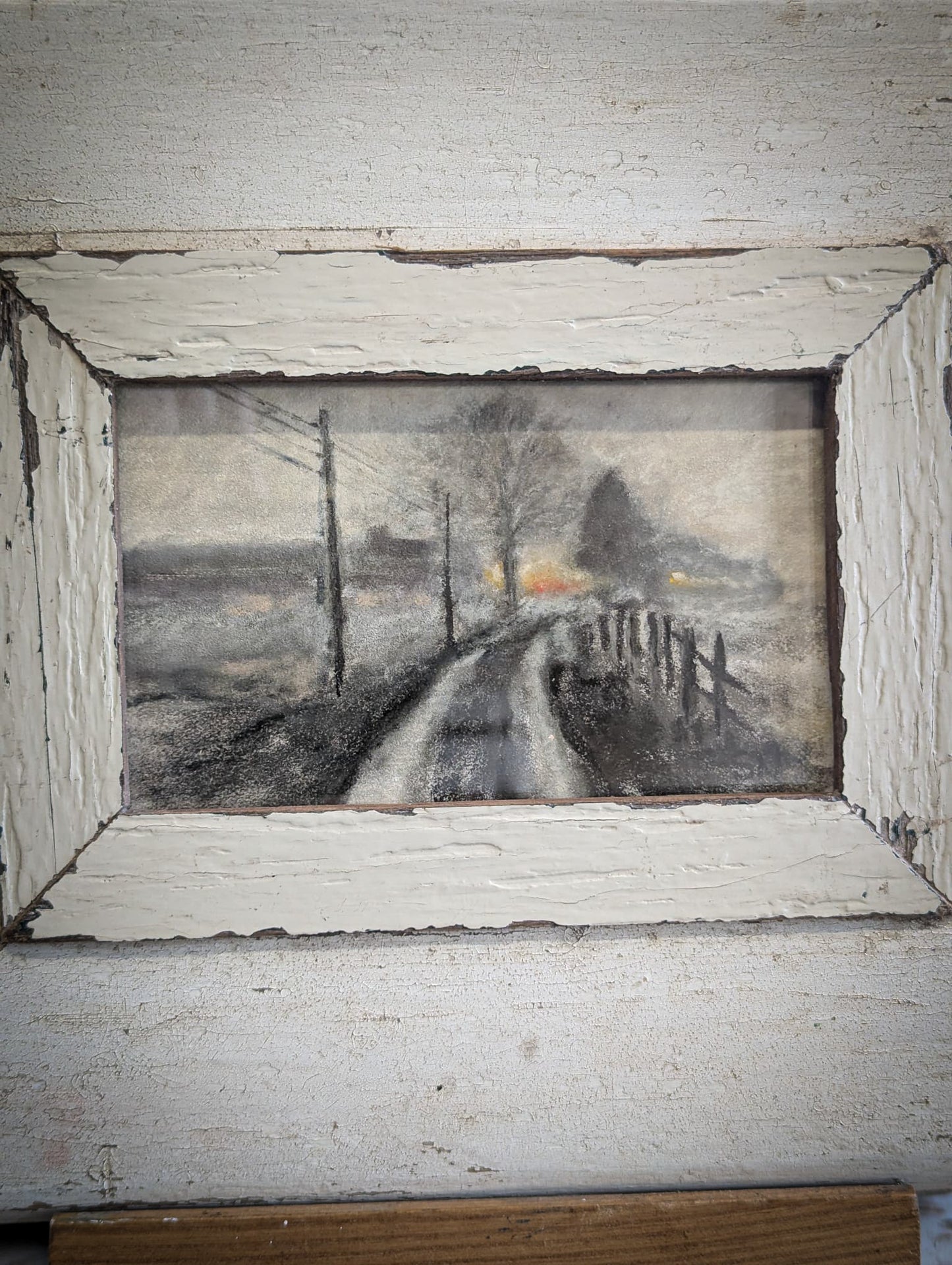 The Road Home – Original Soft Pastel Landscape by Steven Nicholas