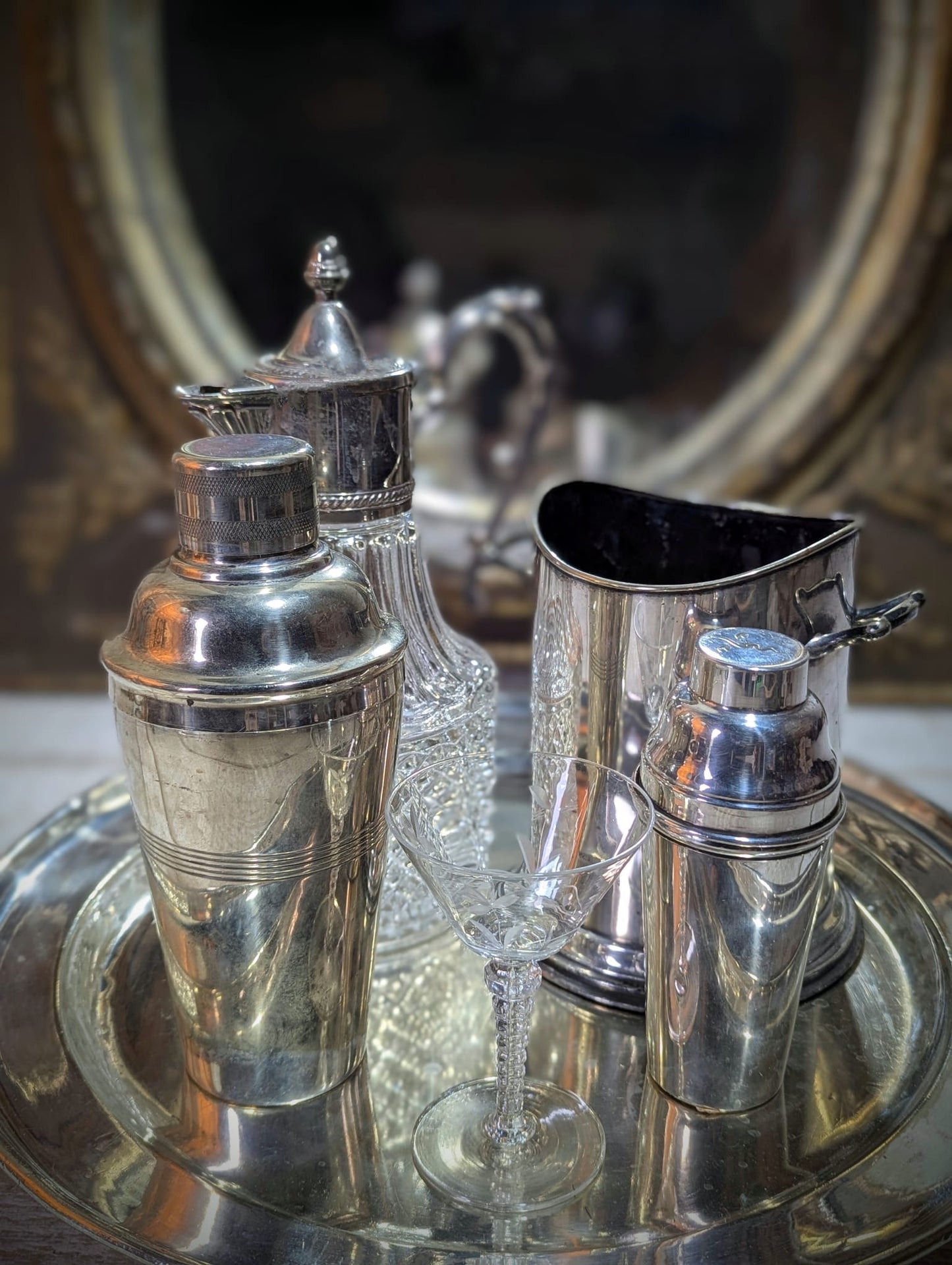 A wonderful 1920’s Silver Plated Cocktail Shaker