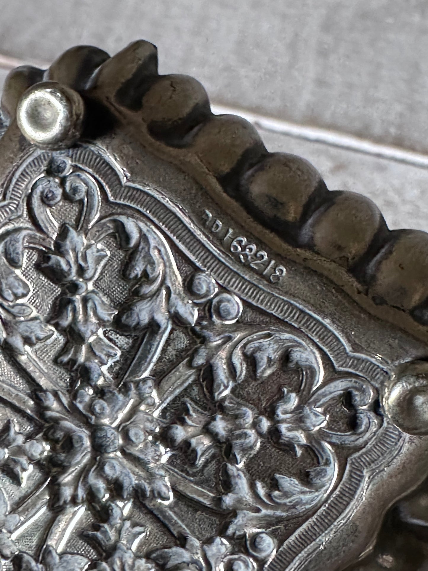 Victorian Silver Plated Trinket Dish | Registered Design No. 63218 | Antique Pin Tray