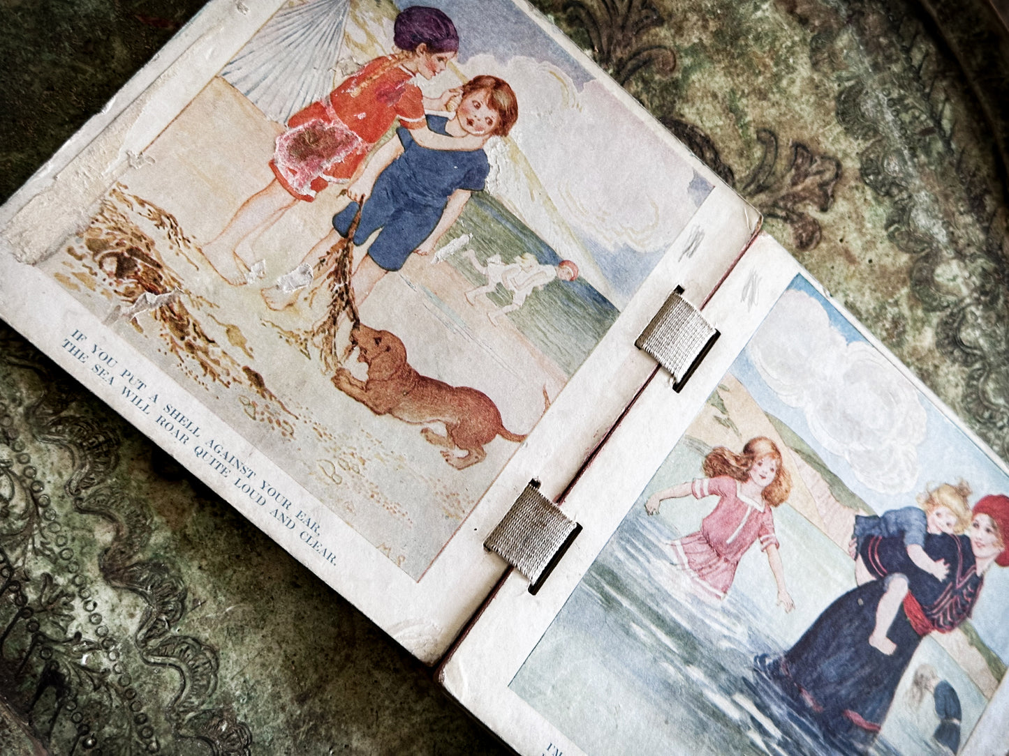 Antique Bo-Peep’s Unbreakable Play Book by Mrs Strang c.1920