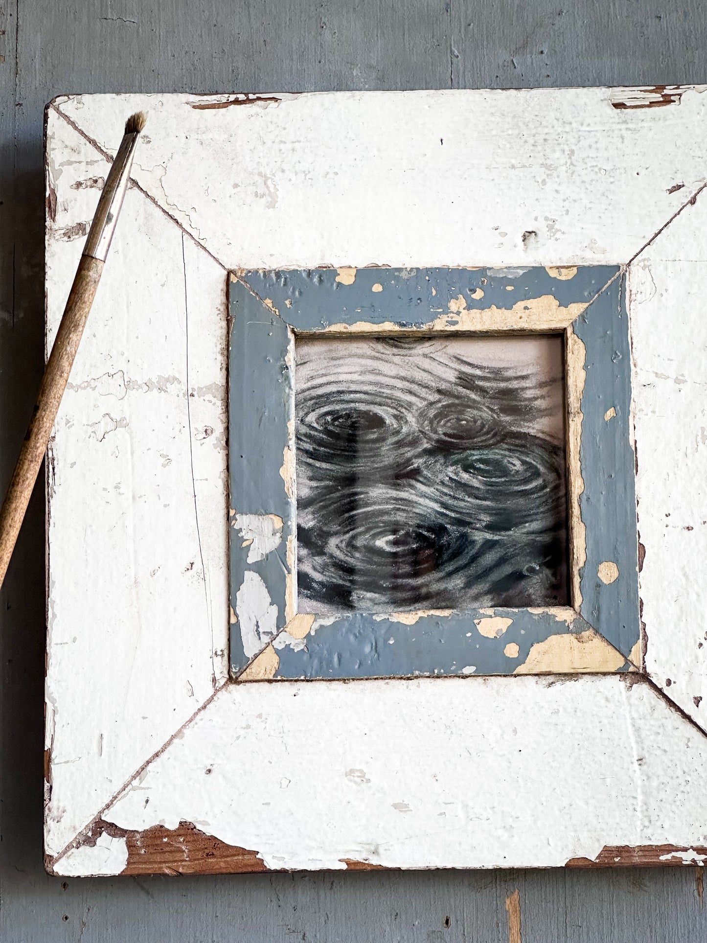 An original artwork by Steven Nicholas “Ripples in a Puddle”