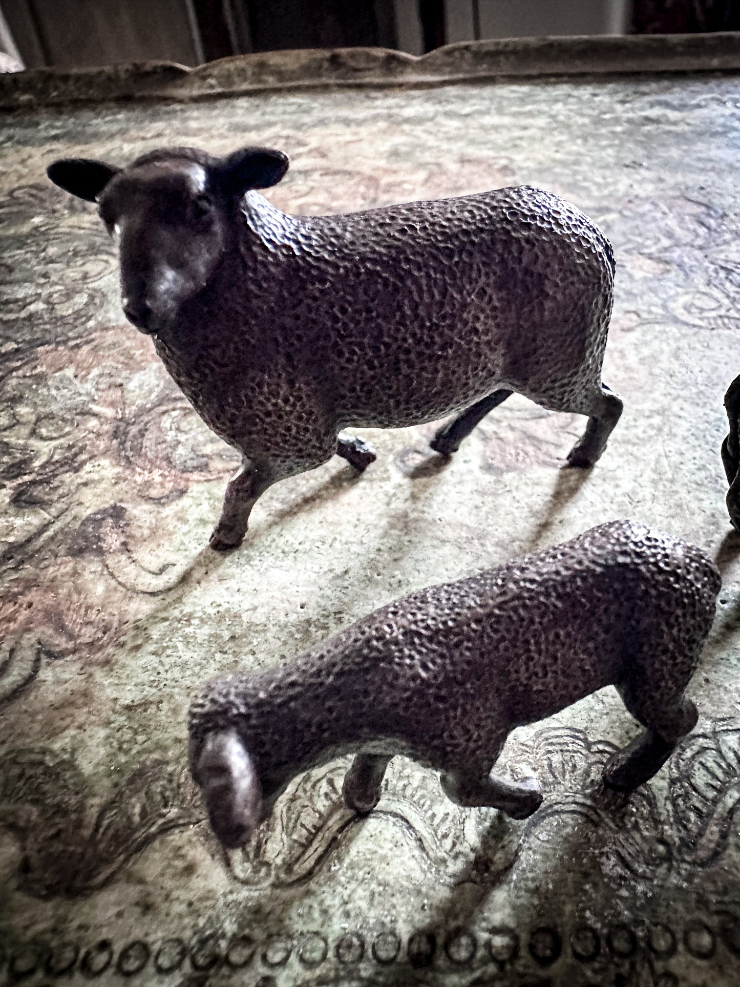 Steve Boss Bronze Sheep and Lambs Limited Edition
