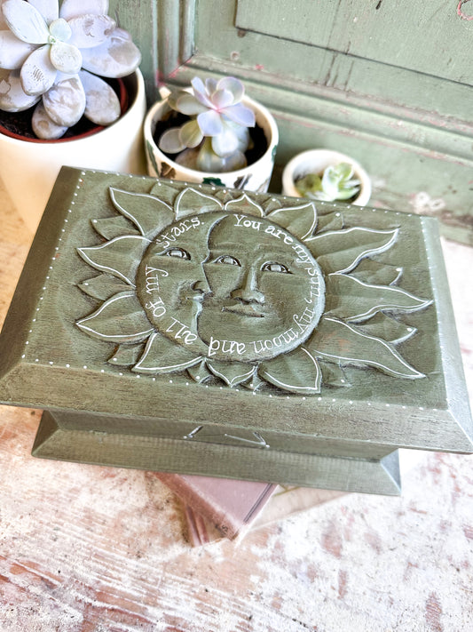 “You Are My Sun, My Moon and All My Stars” – Hand Painted Wooden Box