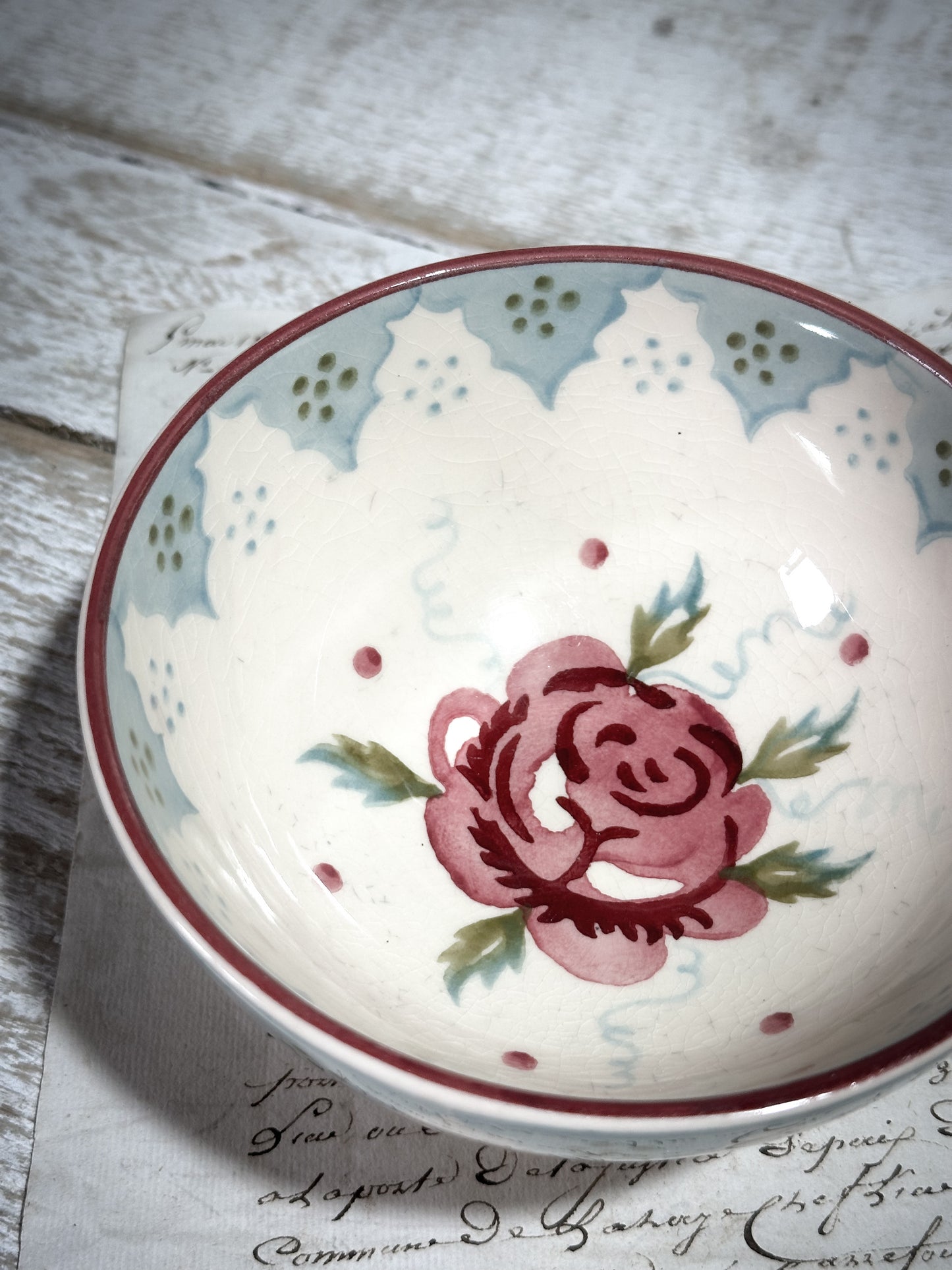 Emma Bridgewater Rose and Bee bowl