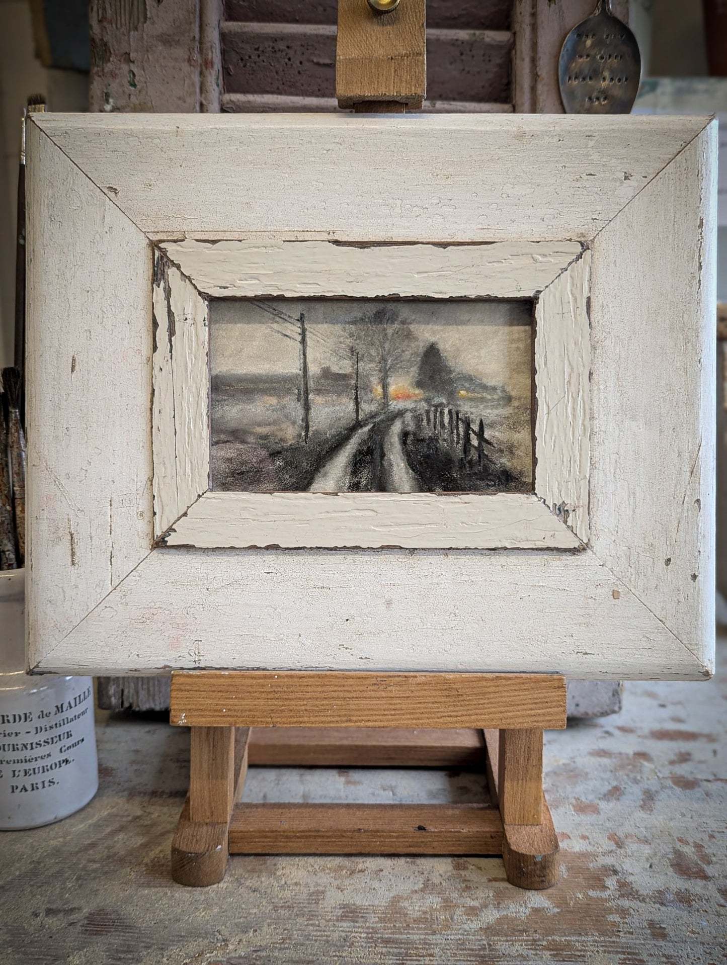 The Road Home – Original Soft Pastel Landscape by Steven Nicholas