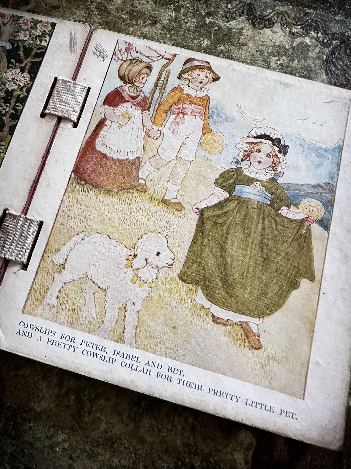Antique Bo-Peep’s Unbreakable Play Book by Mrs Strang c.1920