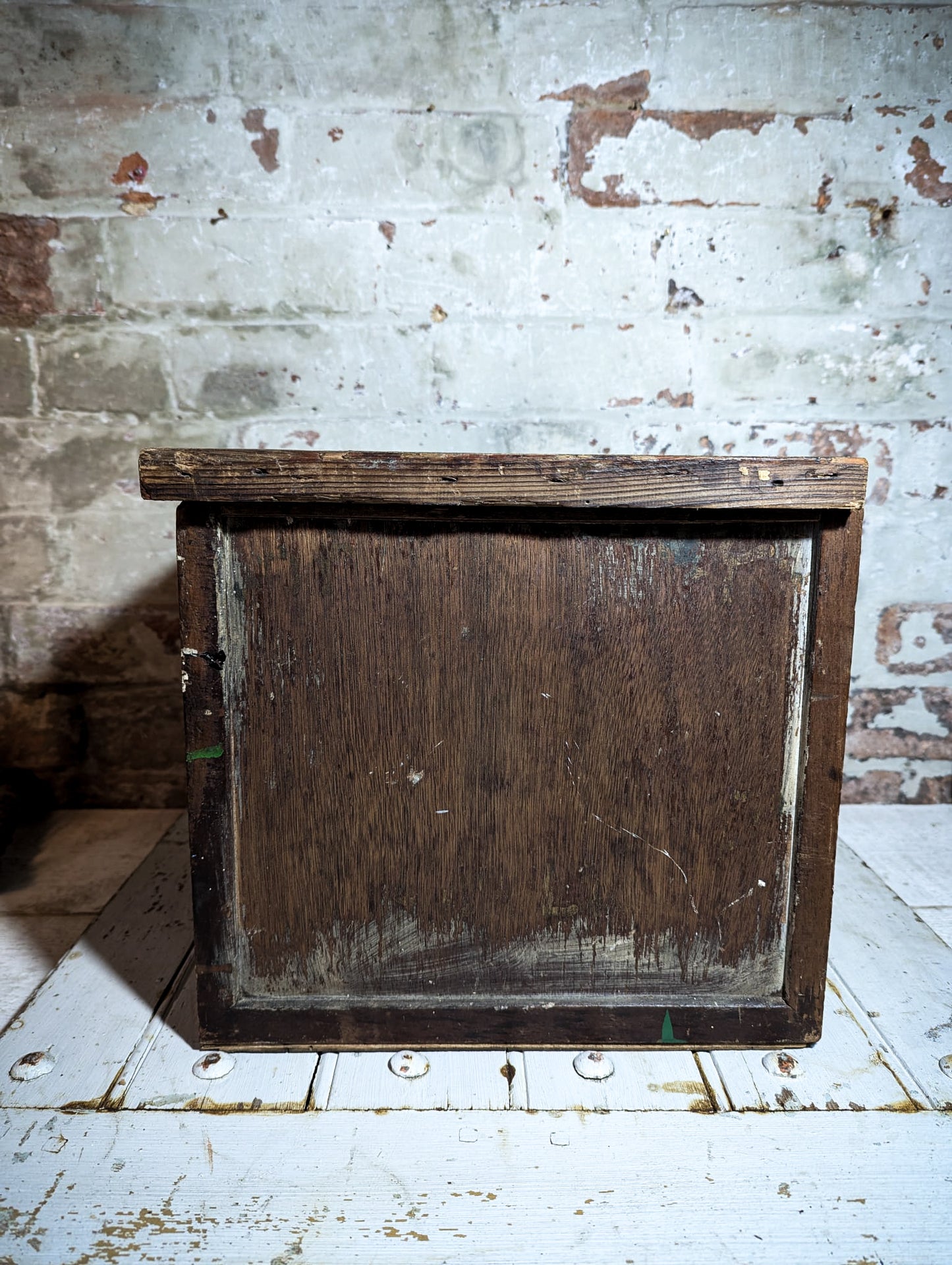 A Wonderful Antique Bicycle Shop Repair Kit Advertising Mini Drawers