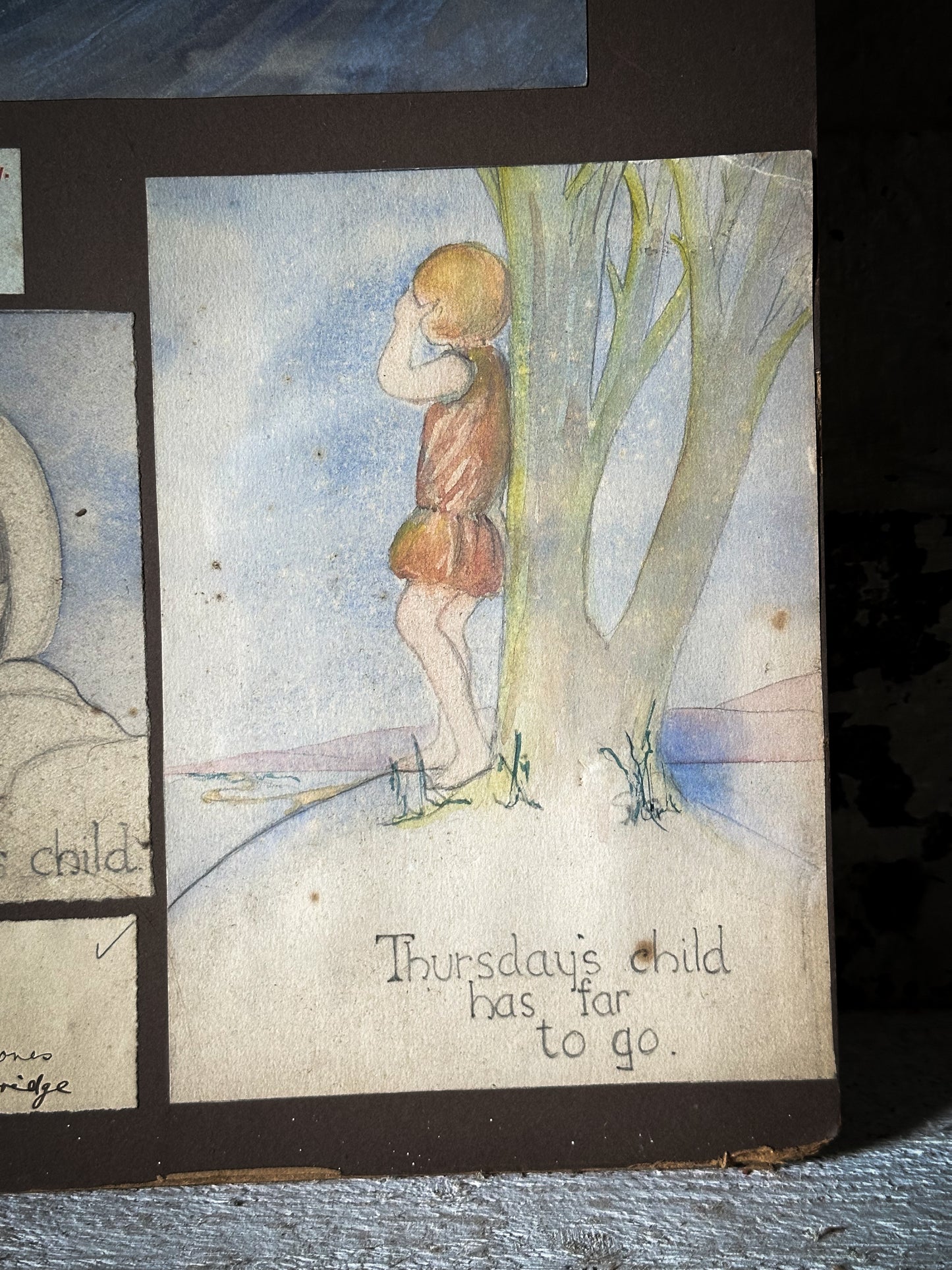 A rare surviving 1920’s young lady’s Art Portfolio entries to The Royal Drawing Society