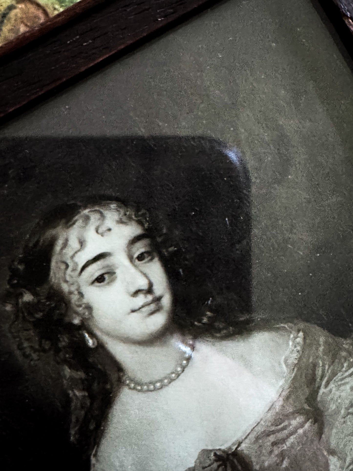 Small Antique Framed Portrait of Lady Denham After Sir Peter Lely