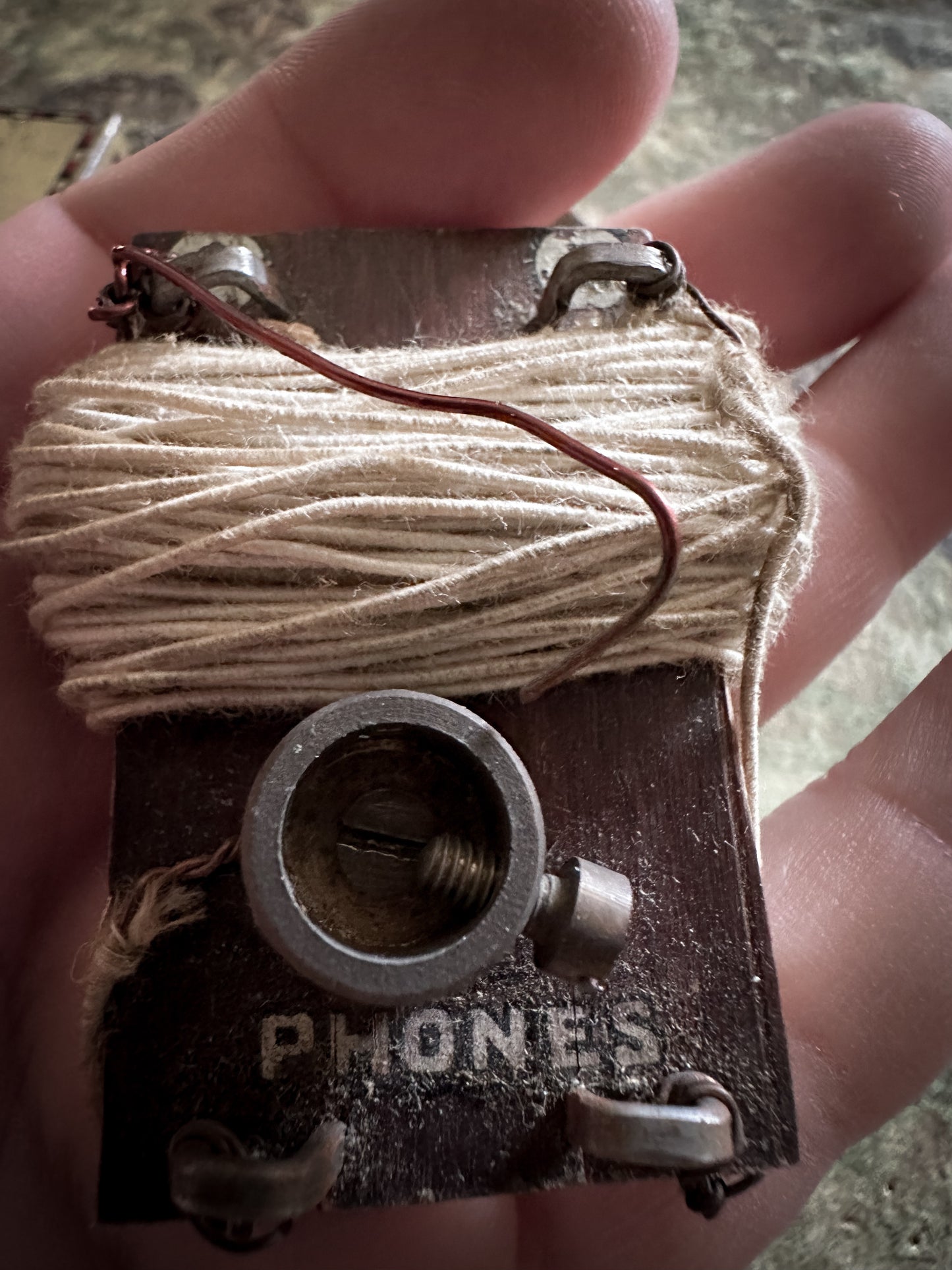 Handmade Galena Crystal Radio c.1920s–1940s