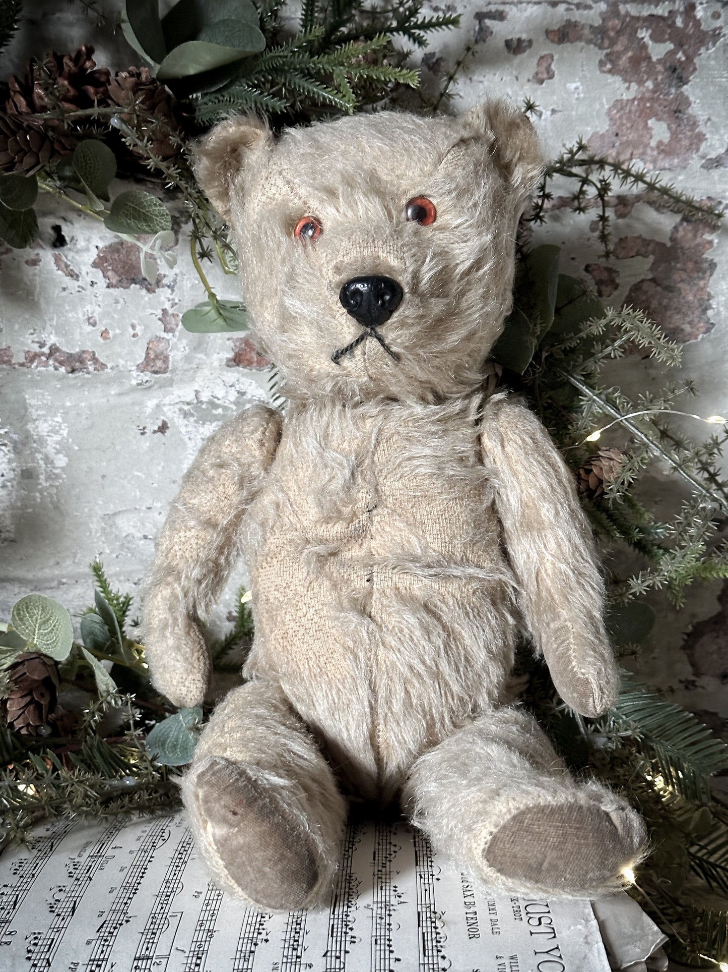 A lovely antique British Hugmee teddy made by Chiltern