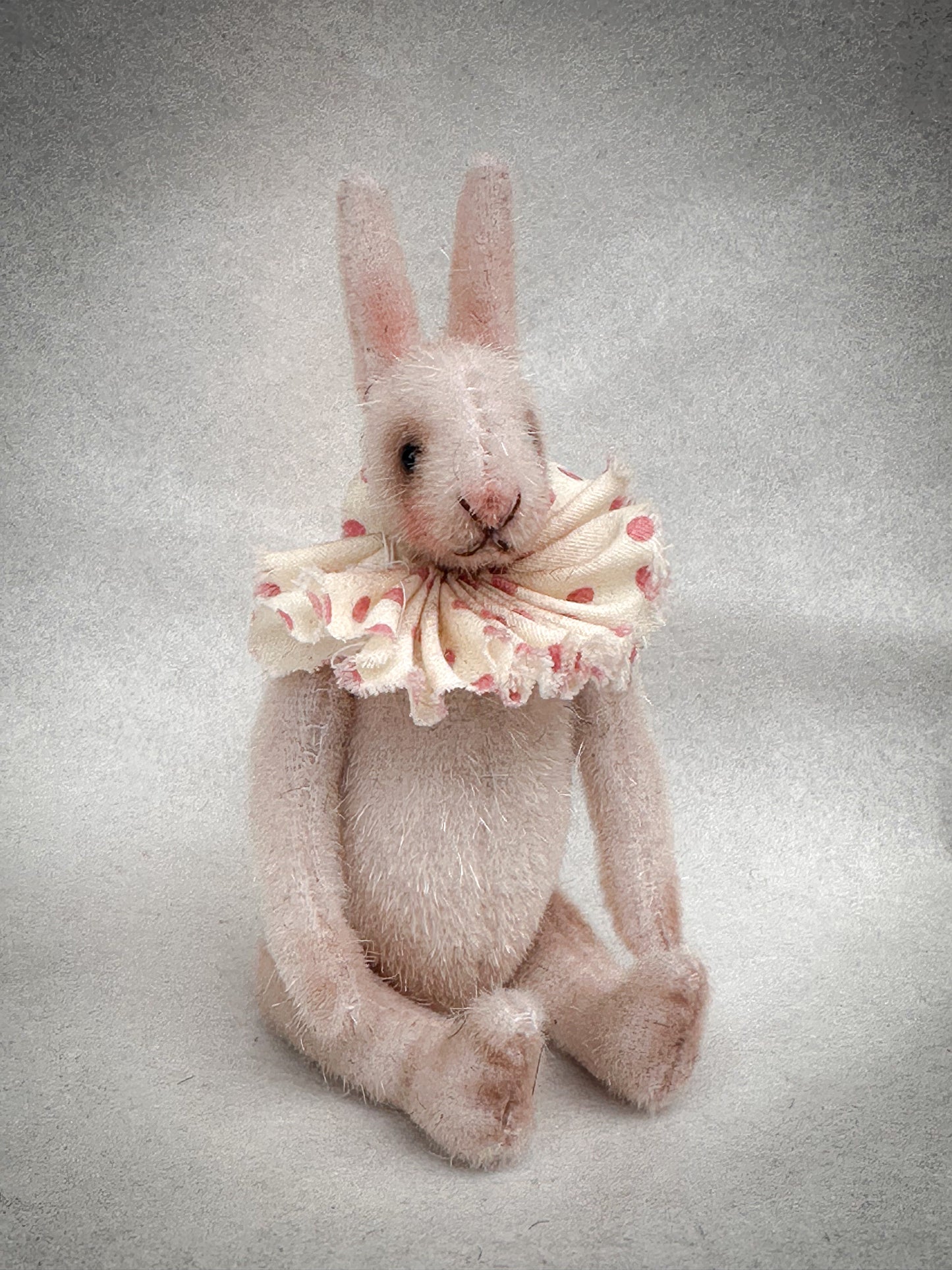 Handmade One of a Kind Mohair Art Teddy Bunny by Goody Two Shoes