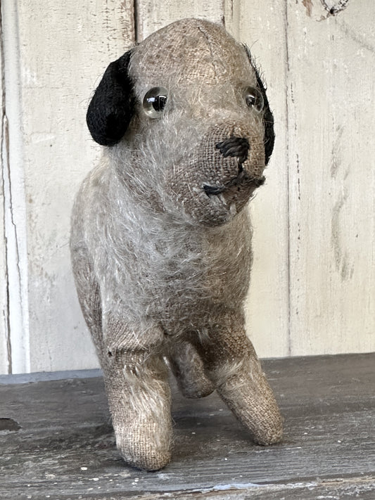 Antique Mohair “Caesar” Terrier Dog Soft Toy C.1930s by Farnell