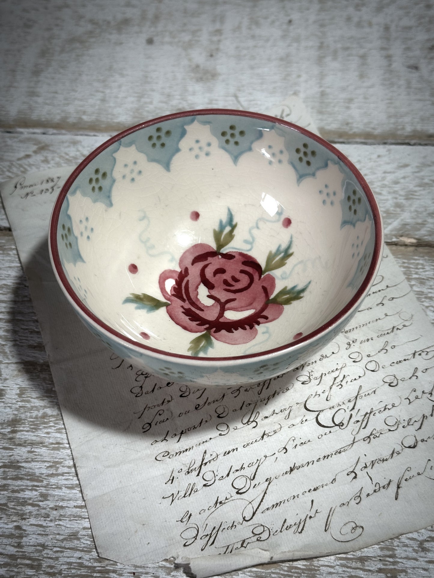 Emma Bridgewater Rose and Bee bowl