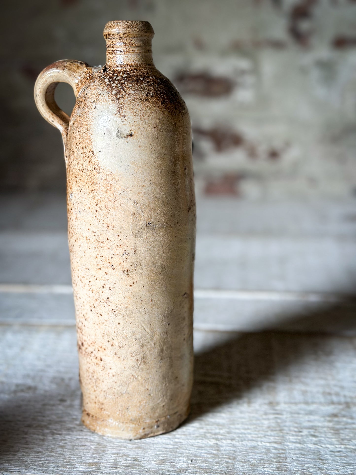 Antique German Nassauer Stoneware Bottle c.1890–1920 | Salt Glazed Bottle | Seit 1848