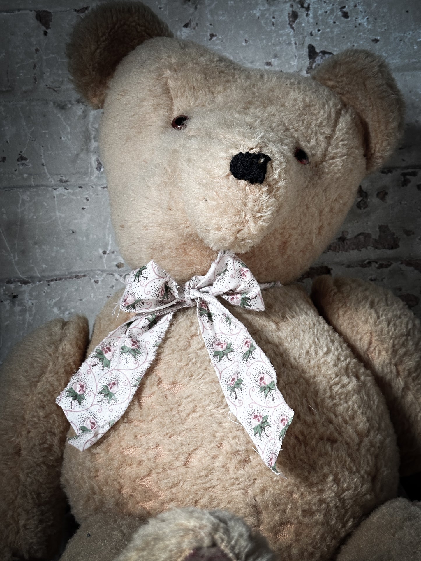 A lovely old large vintage teddy bear