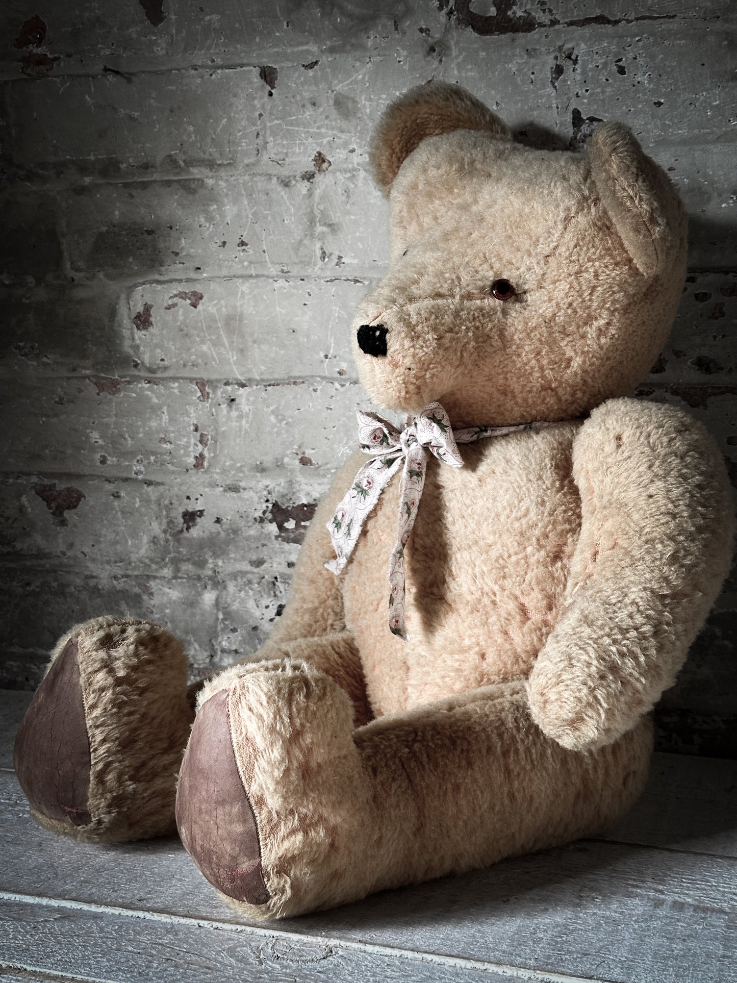 A lovely old large vintage teddy bear