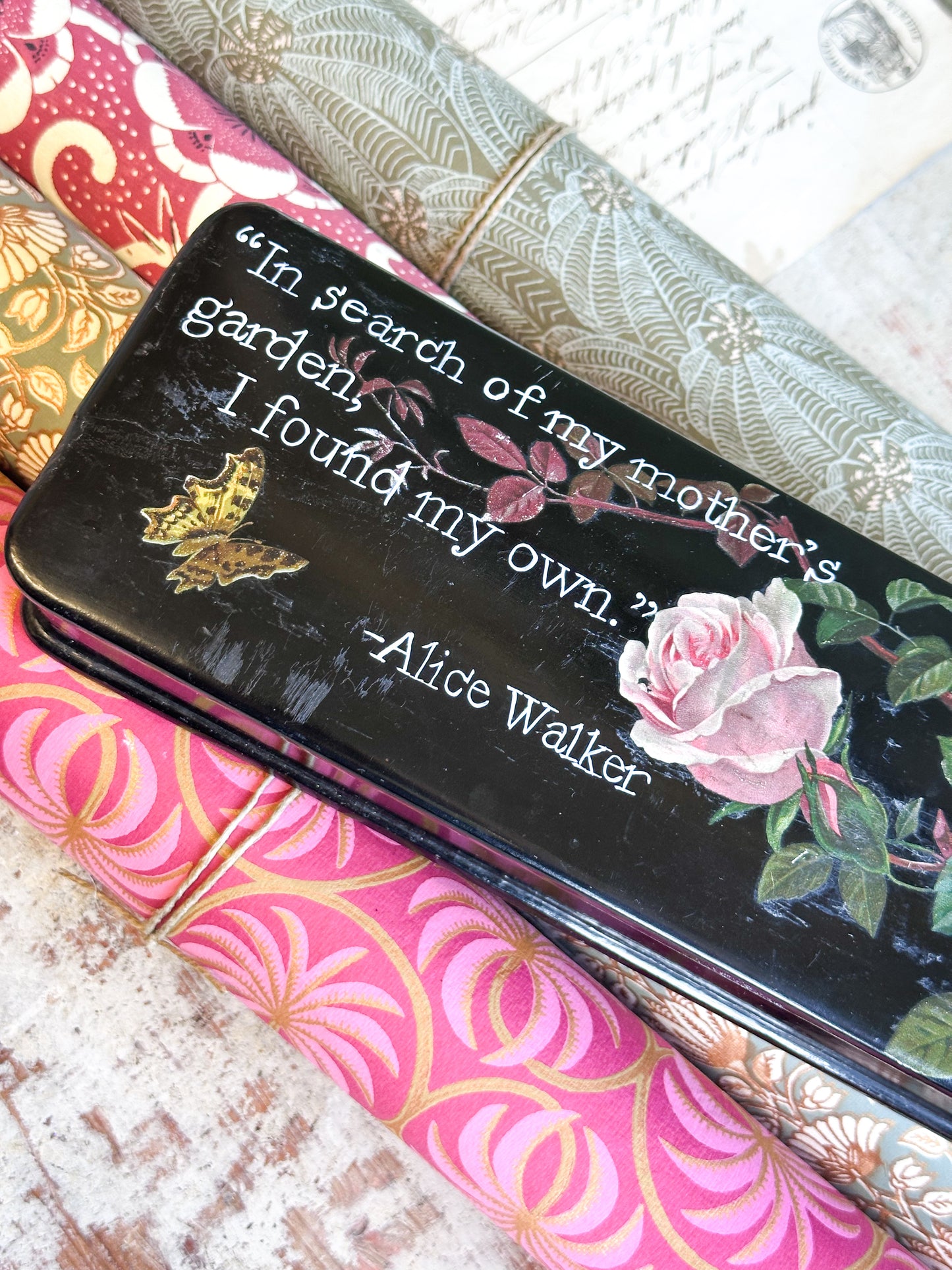 “In Search of My Mother’s Garden…” – Victorian Lacquered Glove Box