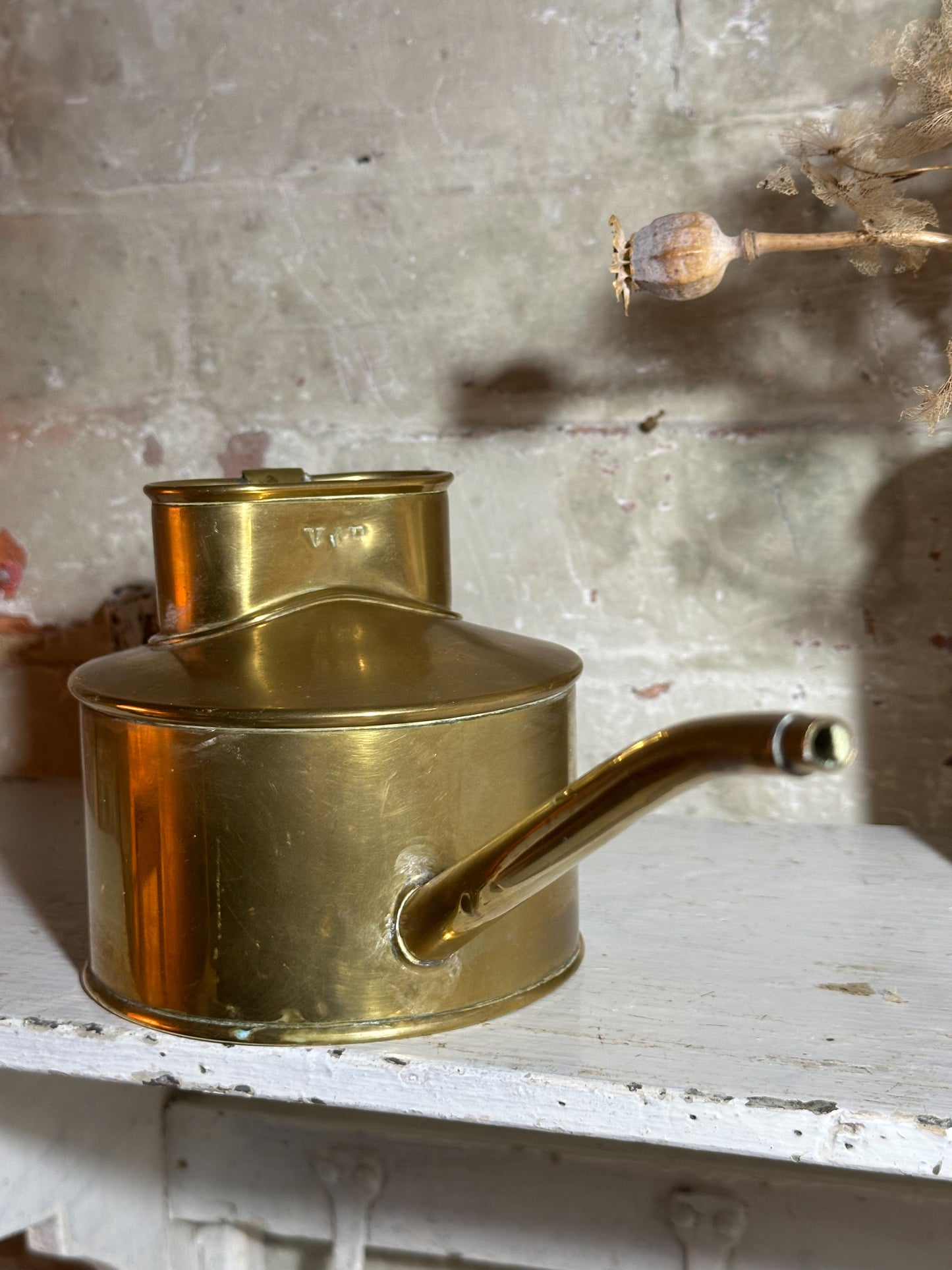 Victorian Haws watering can with Queen “VR” cipher