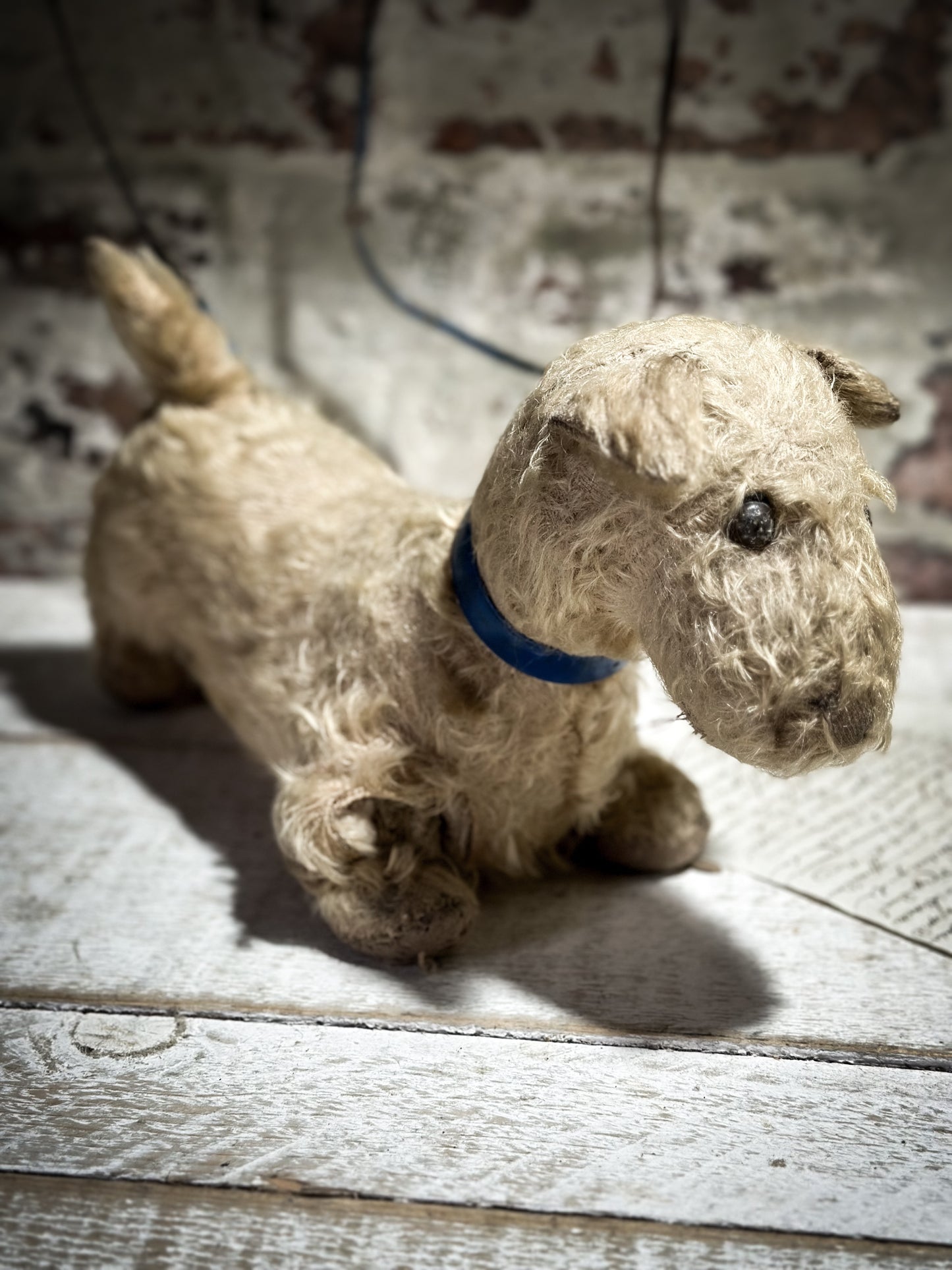 Antique Dean’s Ragbook Mohair toy Dachshund