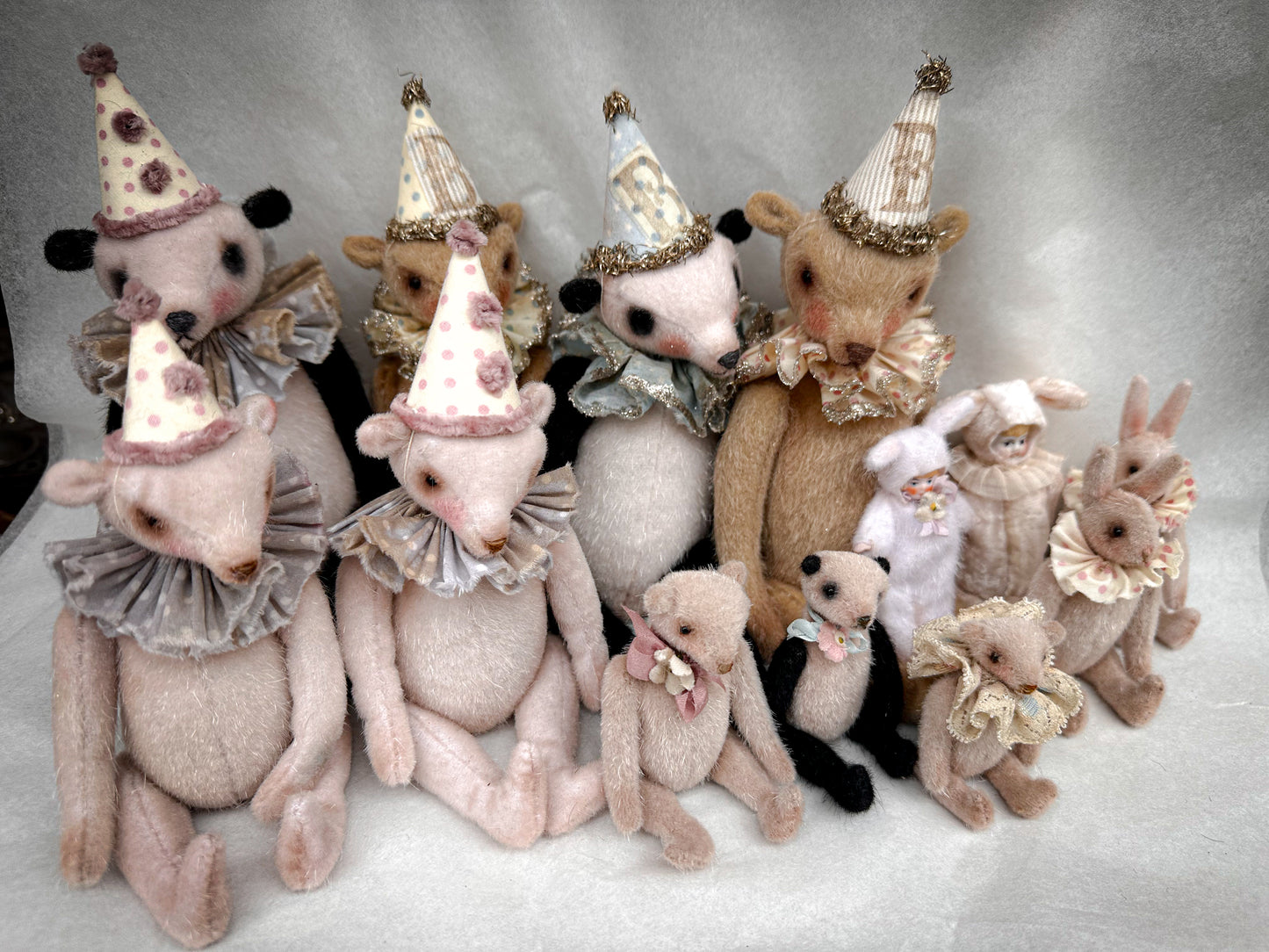 Handmade One of a Kind Mohair Art Teddy Bunny by Goody Two Shoes