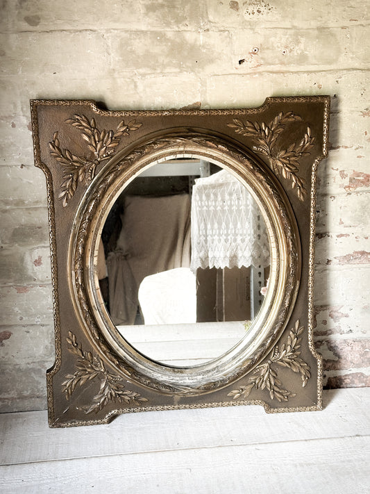 A beautiful antique French mirror