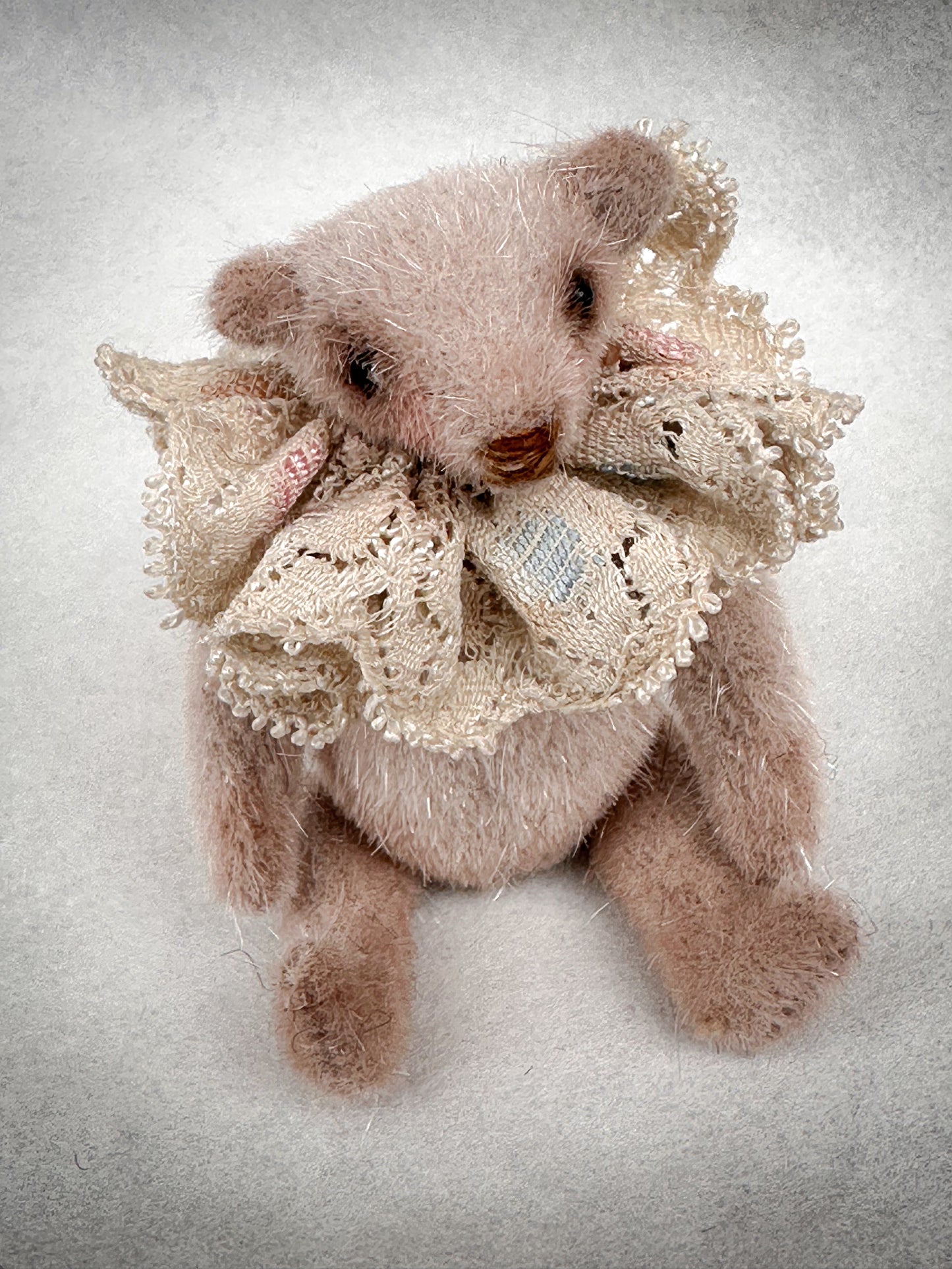 Handmade One of a Kind Mohair Art Teddy Bear by Goody Two Shoes