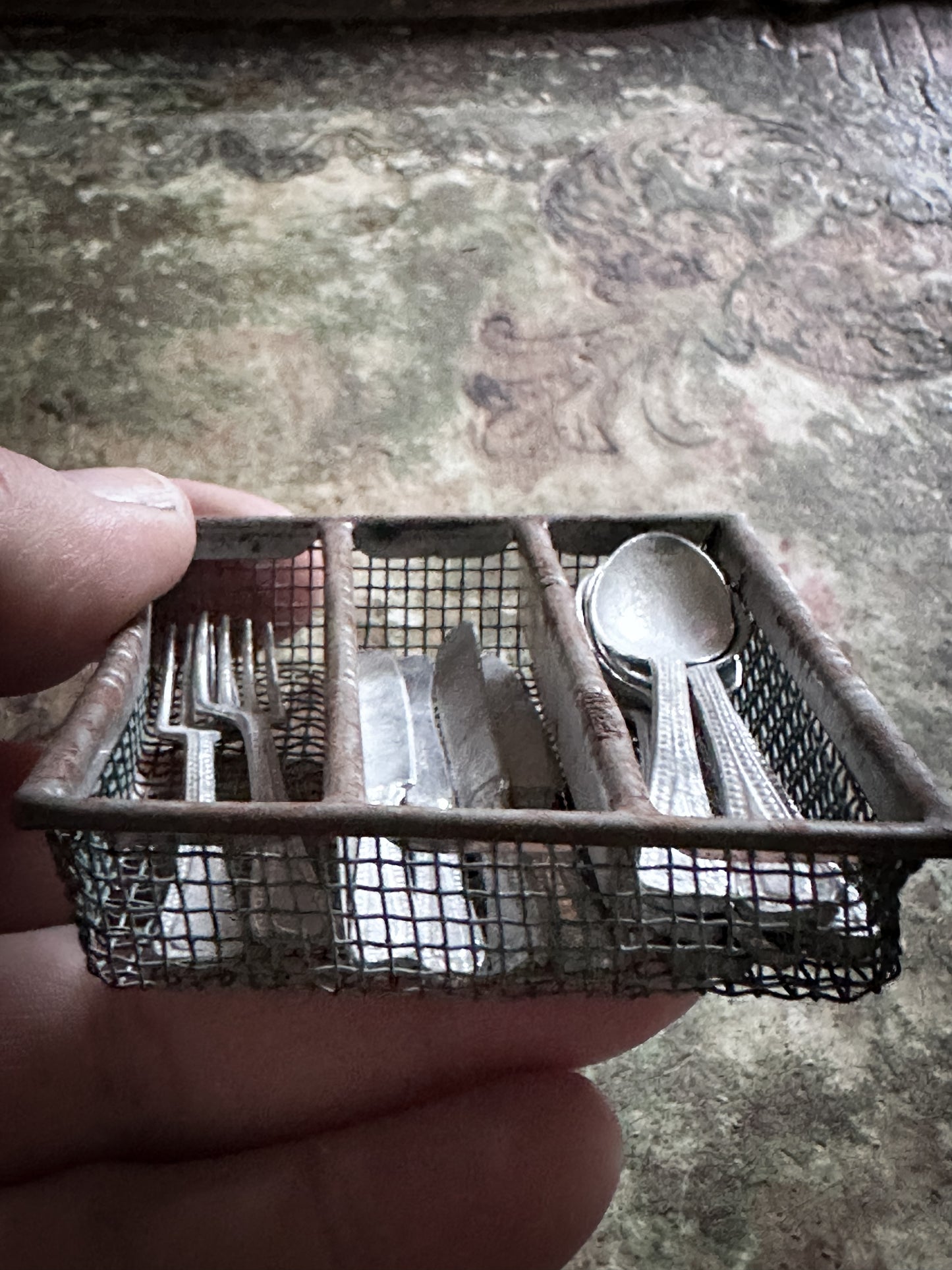 Antique German Dolls House Cutlery Set c.1900