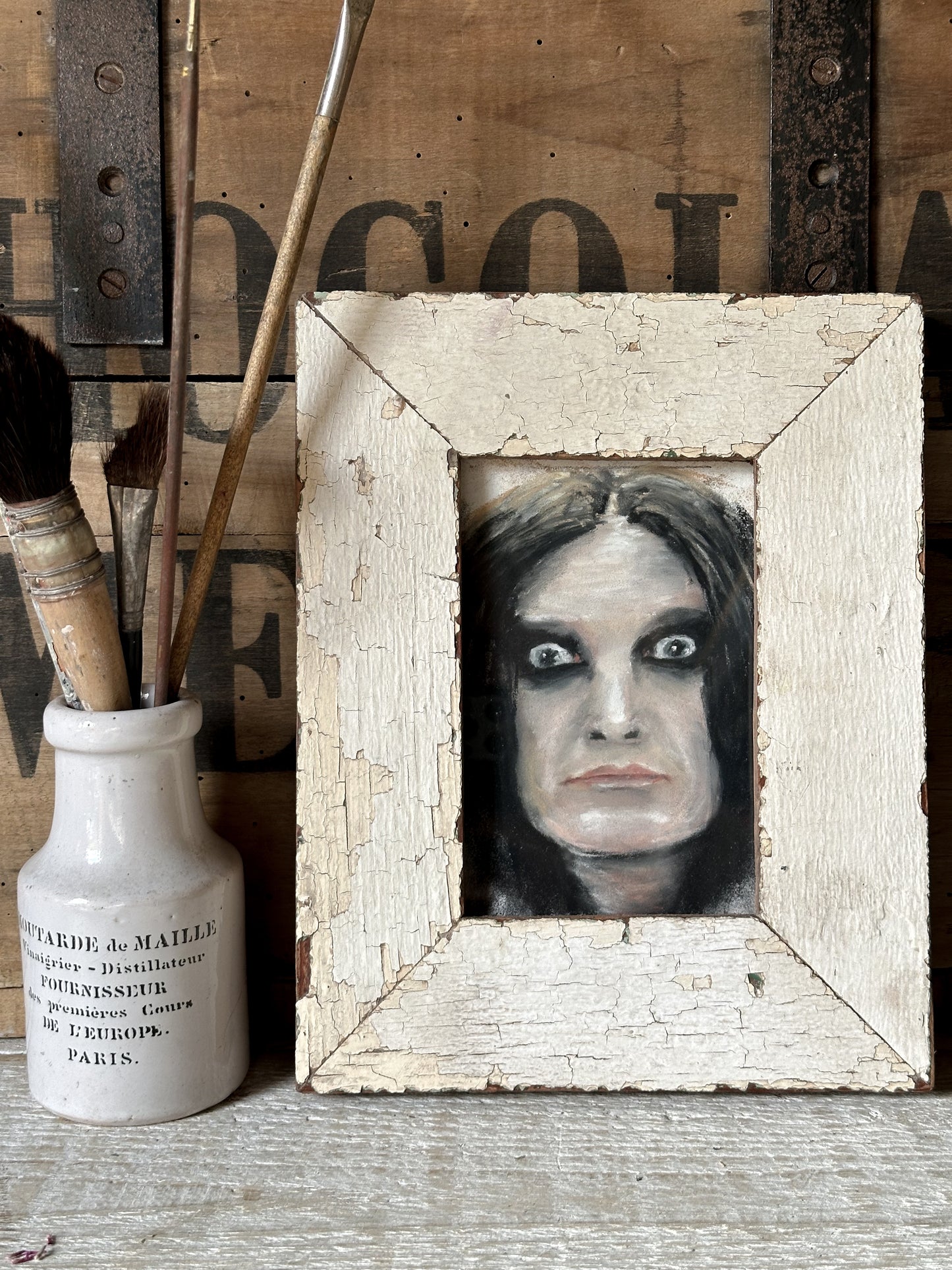 An original artwork by Steven Nicholas “Prince of Darkness” Ozzy Osbourne Tribute