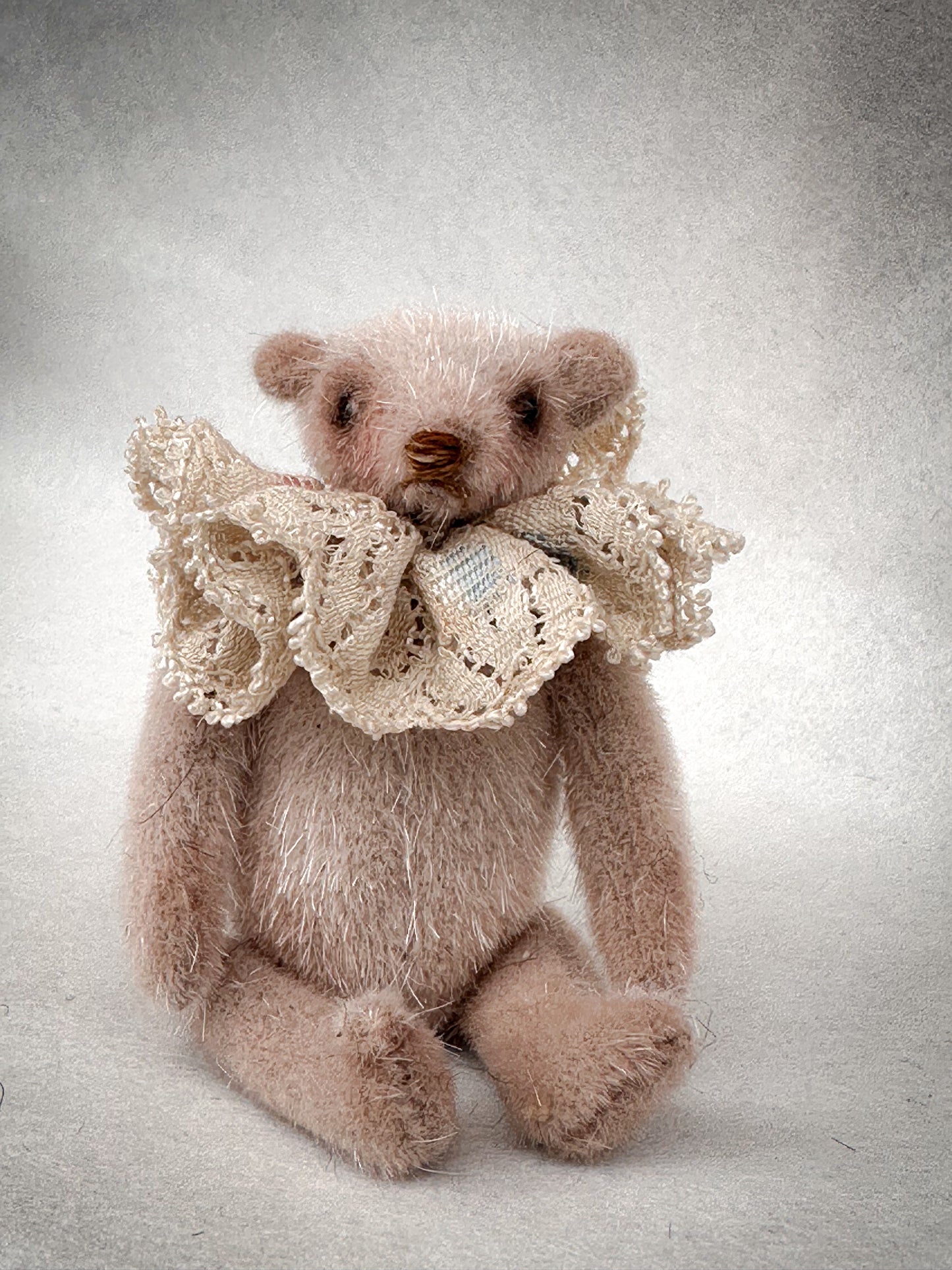Handmade One of a Kind Mohair Art Teddy Bear by Goody Two Shoes